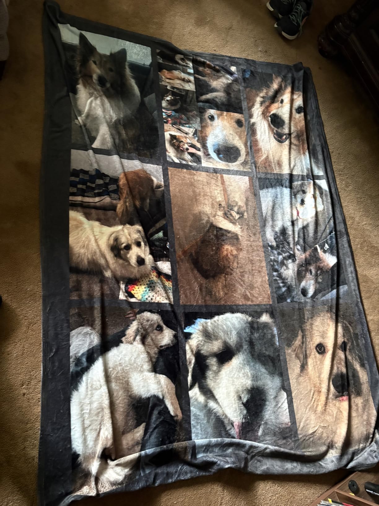 inkArts Custom Blanket with Photo, Personalized Blanket, Customized Photo Blankets, Customizable Picture Blankets, Anniversary Photo Gifts for Women Men Her Him Girlfriend Boyfriend Wife Husband customer photo 1