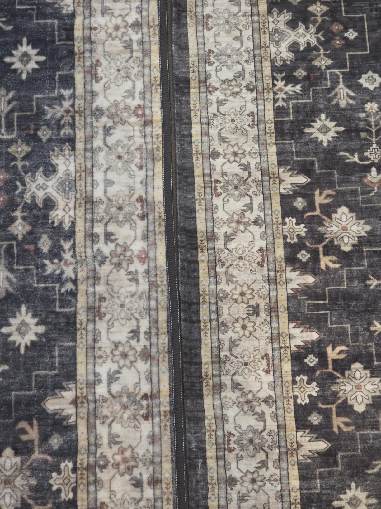 Hazo Haus Oriental 8x10 Large Area Rugs for Living Room - Burgundy Rug for Bedroom Under Bed, Dining Room Under Kitchen Table, Washable Soft Non Slip Unique Indoor Décor customer photo 2