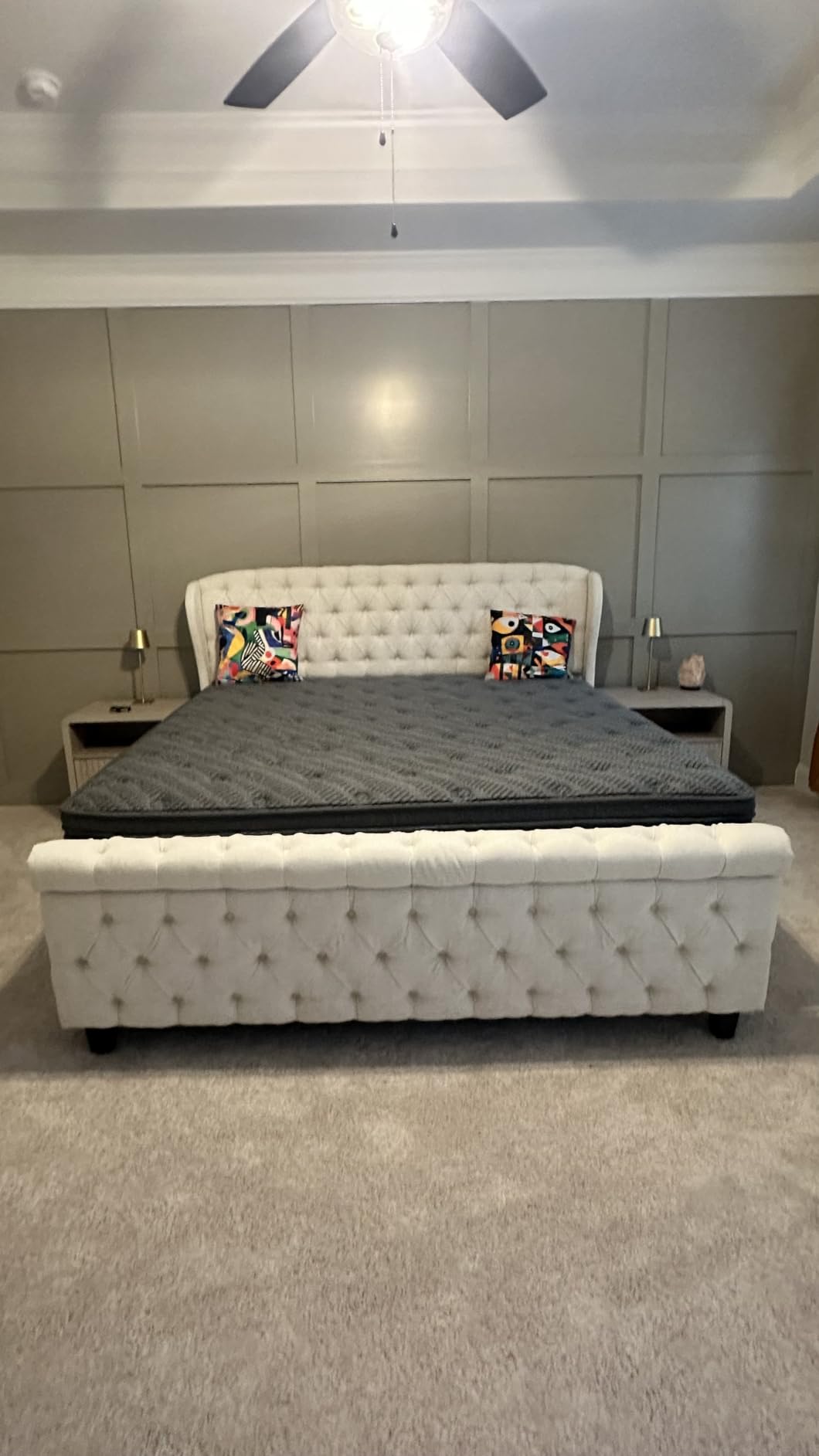 inight King Size Mattress, 14 Inch Medium Firm Hybrid Memory Foam in a Box customer photo 1
