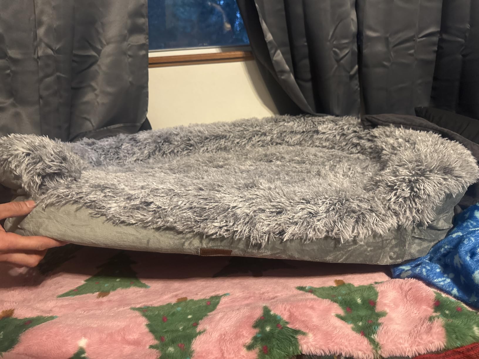 iweepet Fluffy Orthopedic Dog Beds for Large & Extra Large Dogs, 44