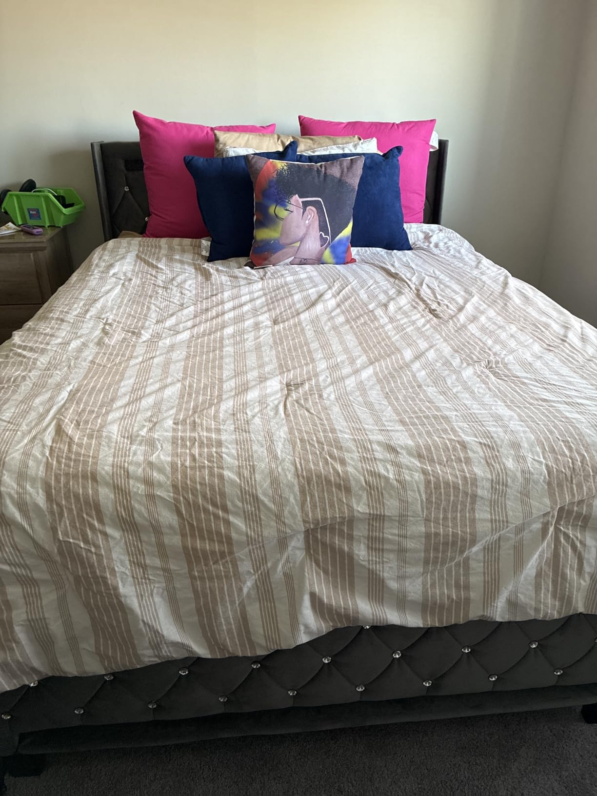 Queen Mattress 12 Inch Medium Firm Hybrid Mattress Queen Size Memory Foam Pocket Springs Queen Bed Matress in a Box for All Sleeping Positions Motion Isolation Comfortable Sleep (Black, Queen 12 inch) customer photo 2