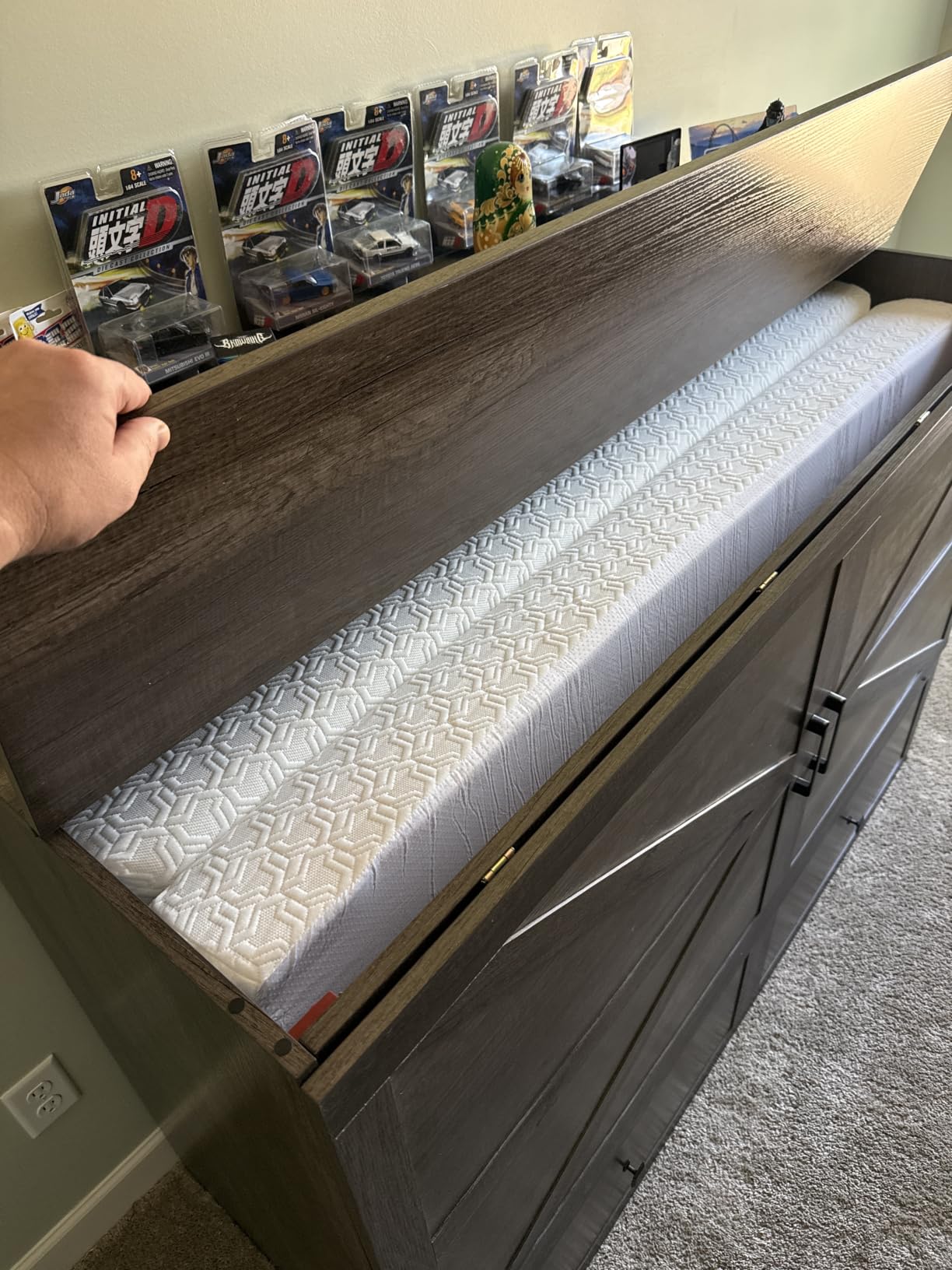 AMERLIFE Full Murphy Bed with Storage & Charging Station customer photo 2