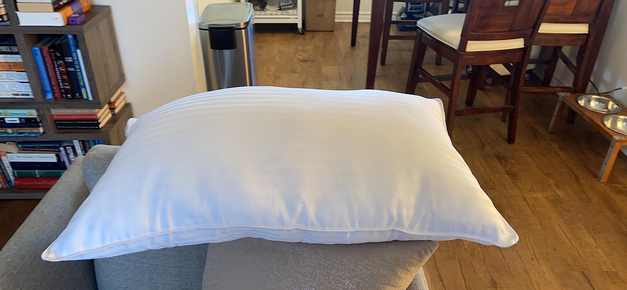COZSINOOR Goose Down Feather Pillows Queen Size Set of 2 customer photo 2