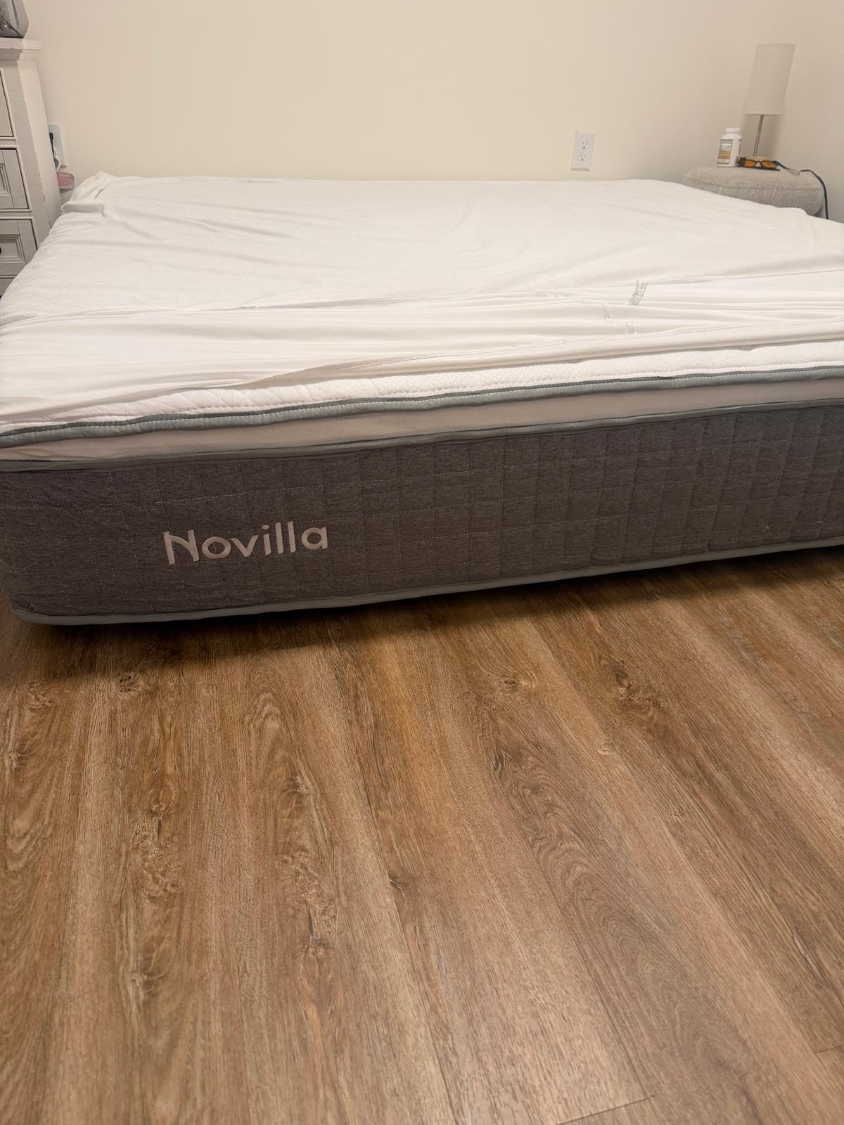 Novilla 12 Inch Full Size Mattress, Hybrid Gel Memory Foam Mattress Full customer photo 1
