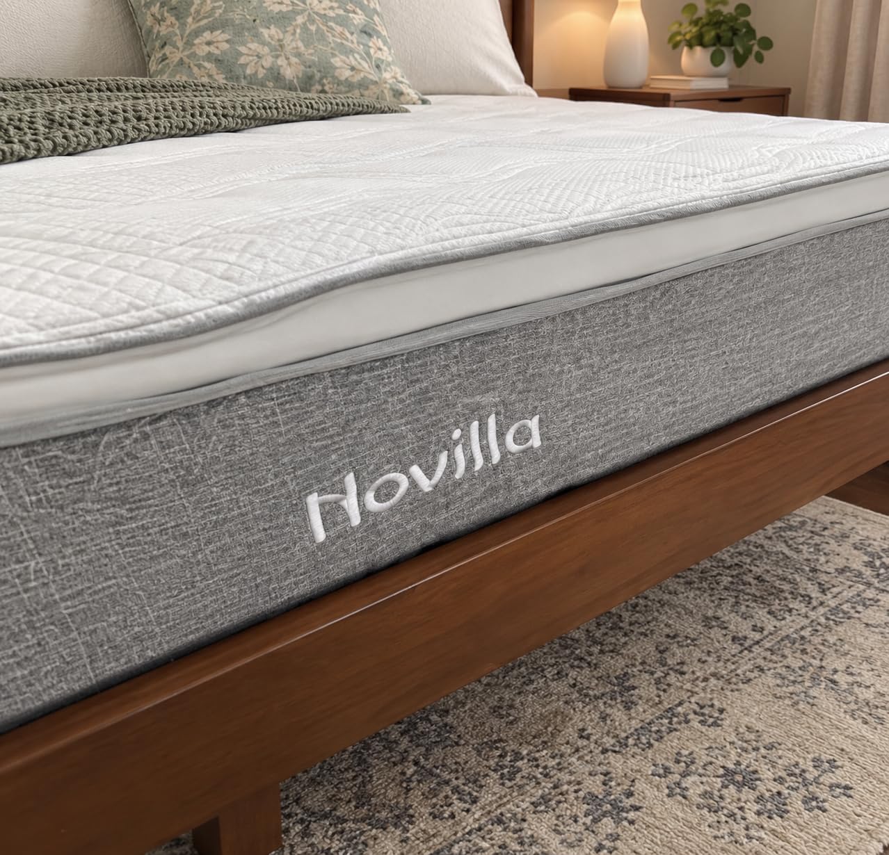 Novilla 12 Inch Full Size Mattress, Hybrid Gel Memory Foam Mattress Full customer photo 2