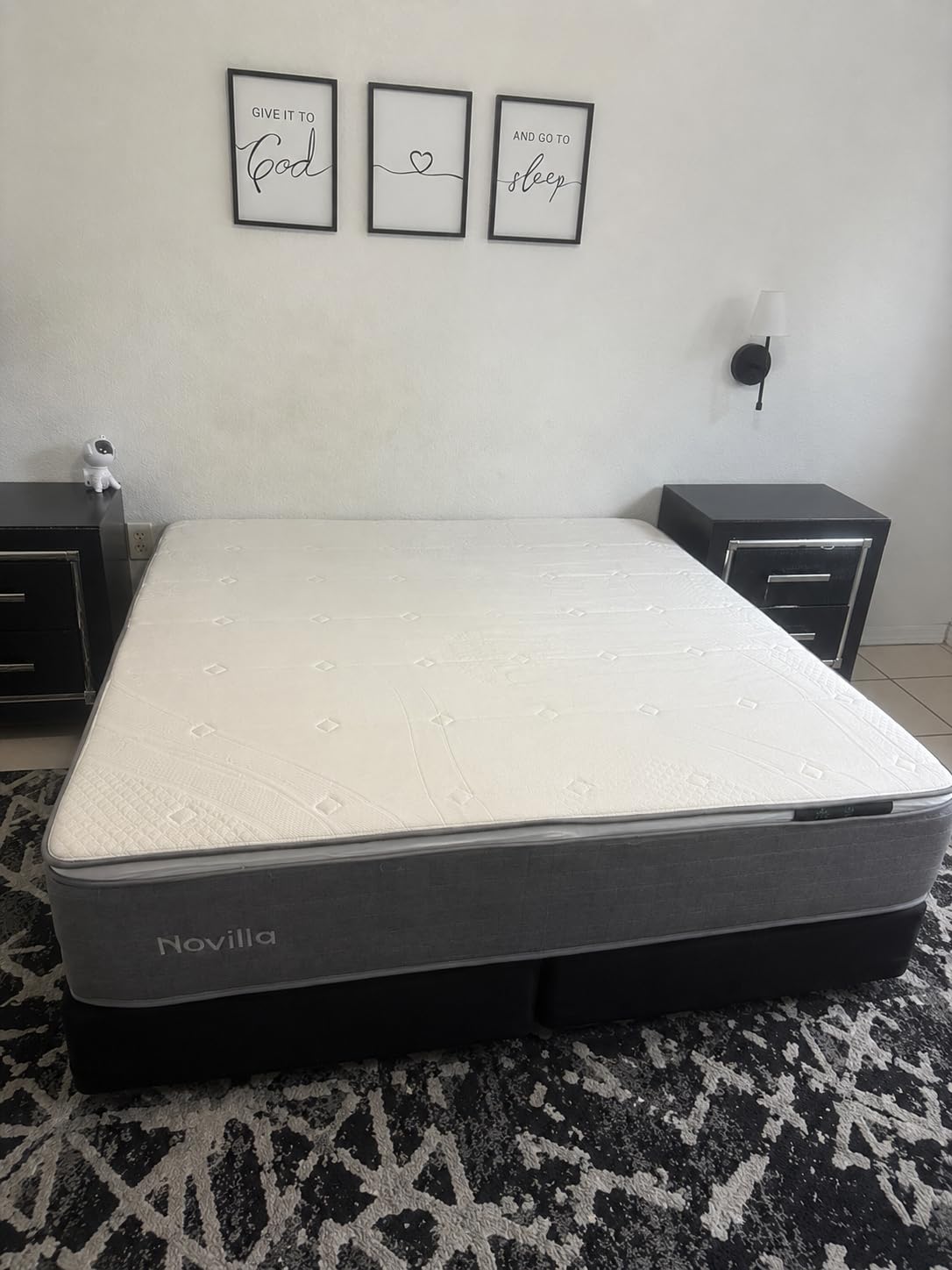 Novilla 14 Inch Queen Size Mattress,Hybrid Queen Gel Memory Foam Mattress customer photo 1