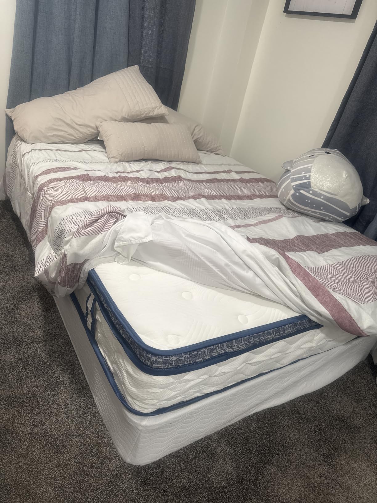 Hybrid Queen Mattress 12 inch for Pressure Relief, Medium Firm customer photo 1