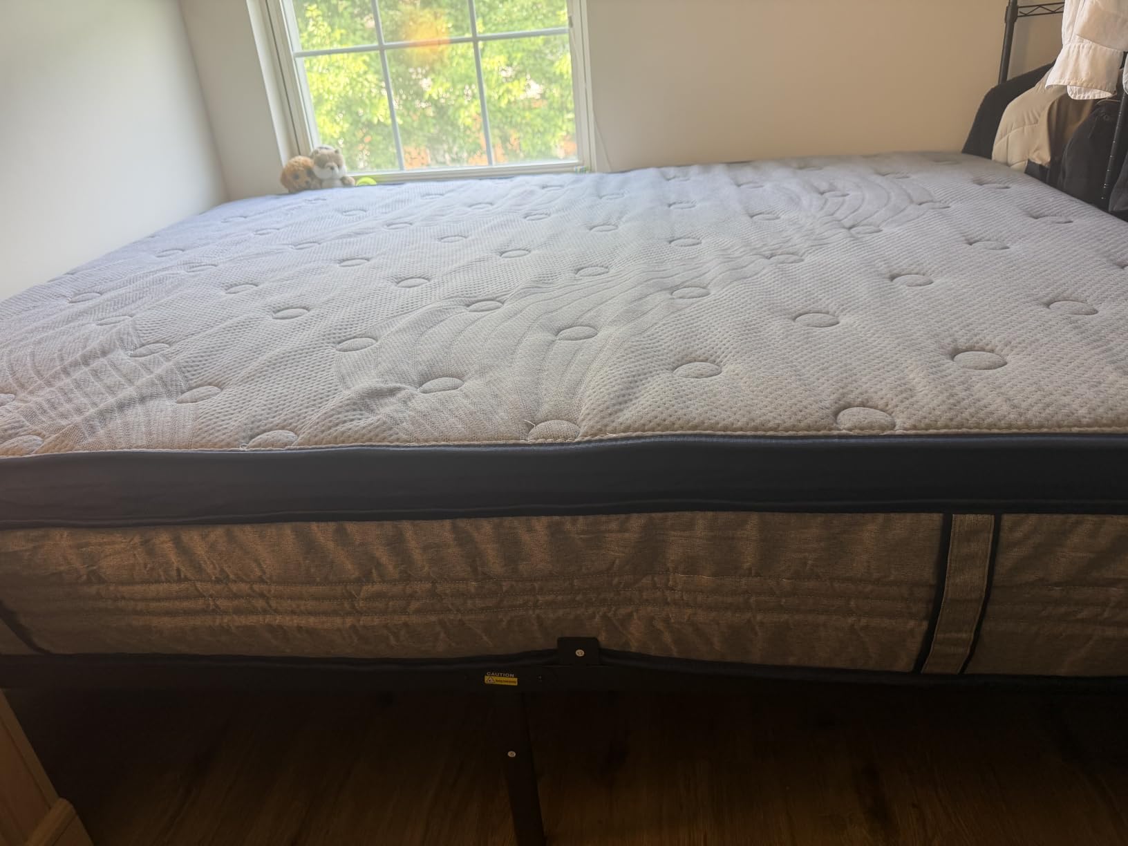 Queen Bed Frame, 14 Inch Heavy Duty Steel Platform, Noise-Free customer photo 1