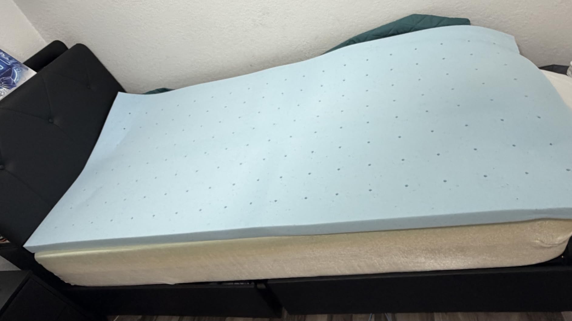 EGOHOME 3 Inch King Memory Foam Mattress Topper- Cooling Gel Infused customer photo 1