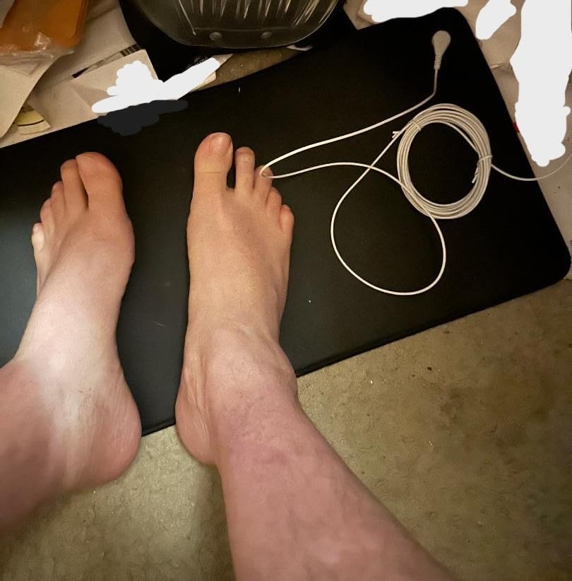Grounding Mat for Bed,Grounding Pad for Stress, Pain, Inflammation& Wellness Support,Indoor Grounding Mat at Home,Office. 15Ft Cord & Extra Conductive Test Pen Included.(26.8x10inch) customer photo 2