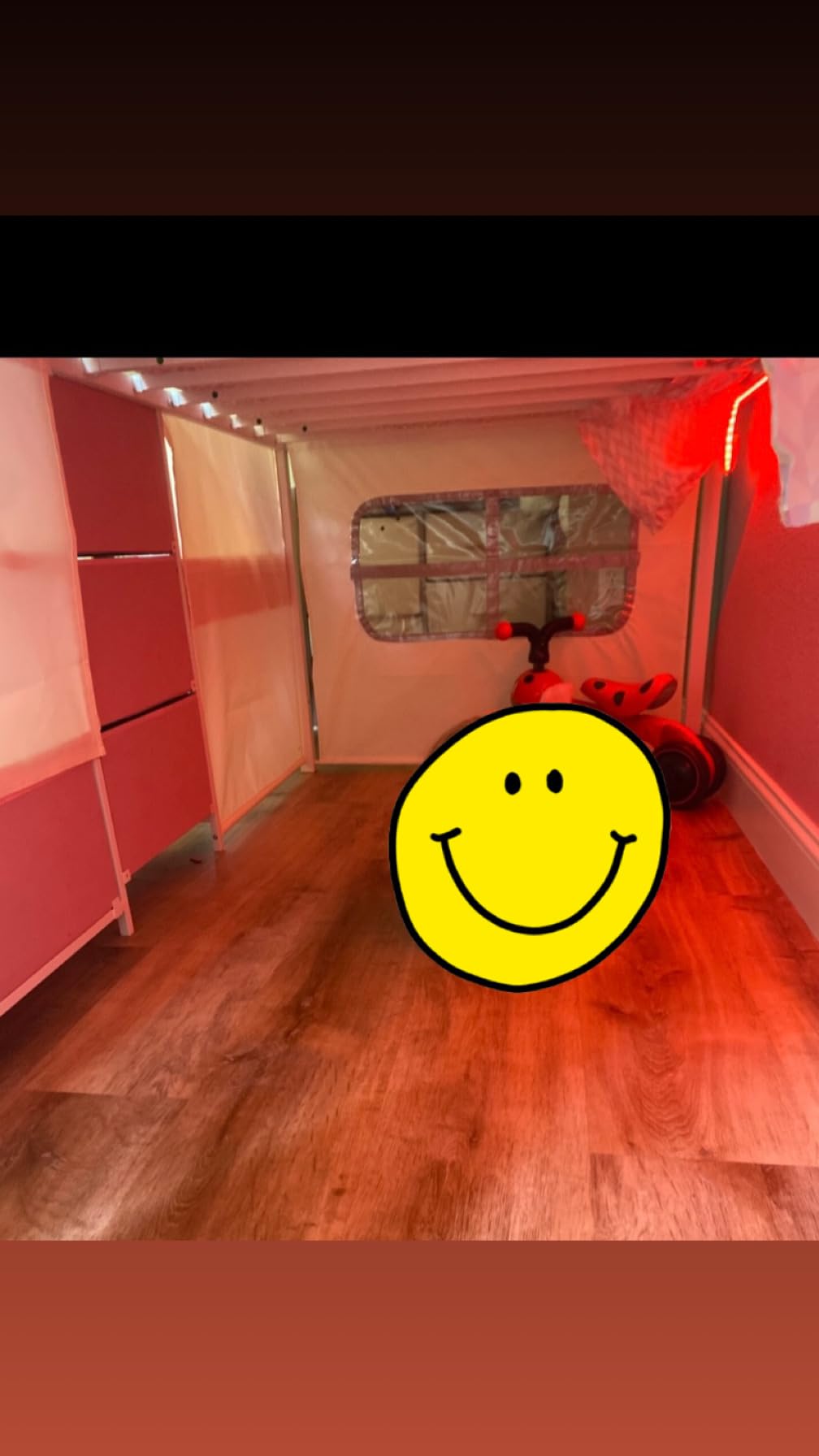 Low Twin Loft Bed with Desk,6 Storage Drawers,Led Lights & Kids Secret Base customer photo 2