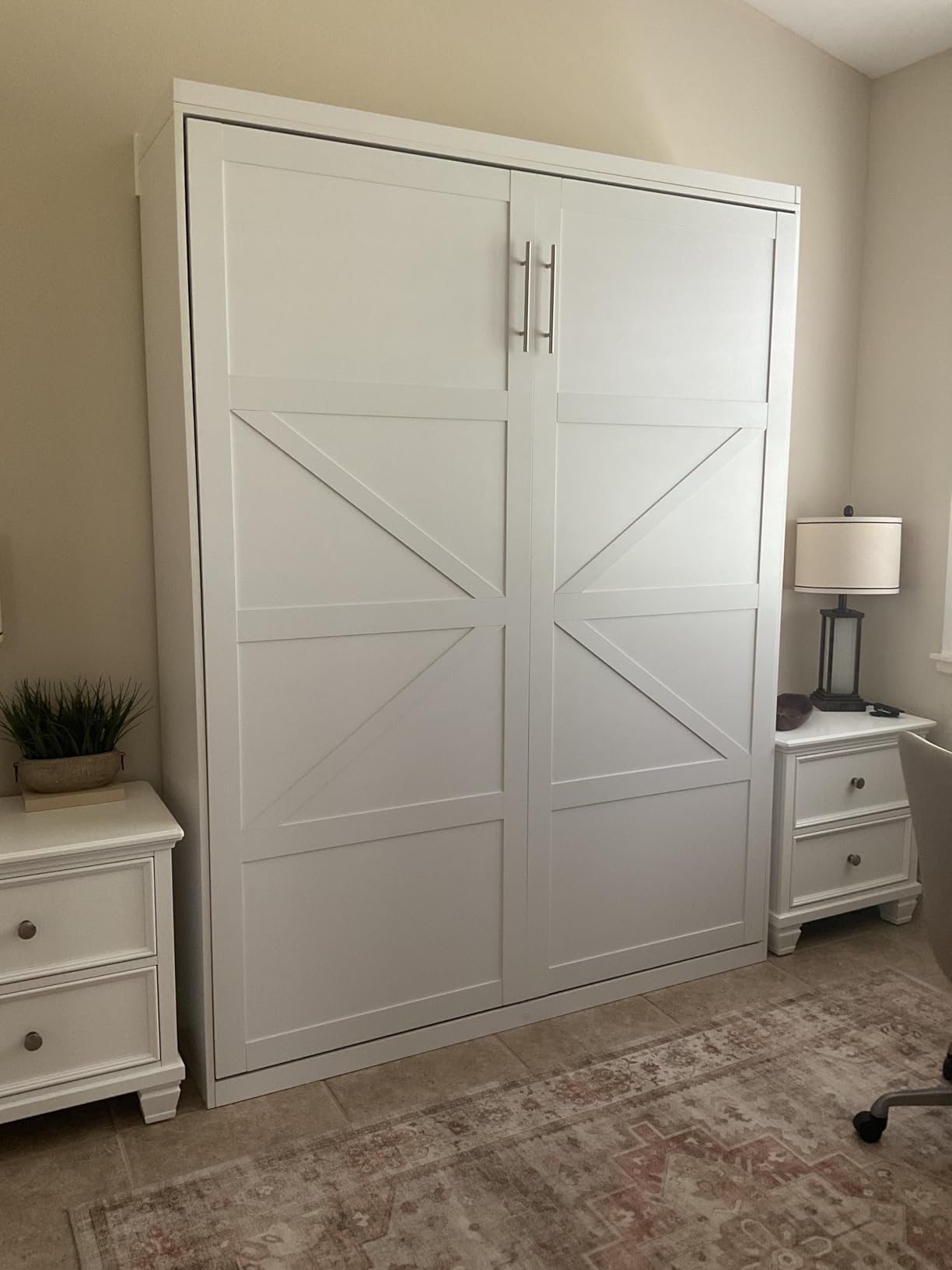ROOMTEC Queen Murphy Bed with Smooth Pneumatic Lift, Space-Saving Wall Bed customer photo 2