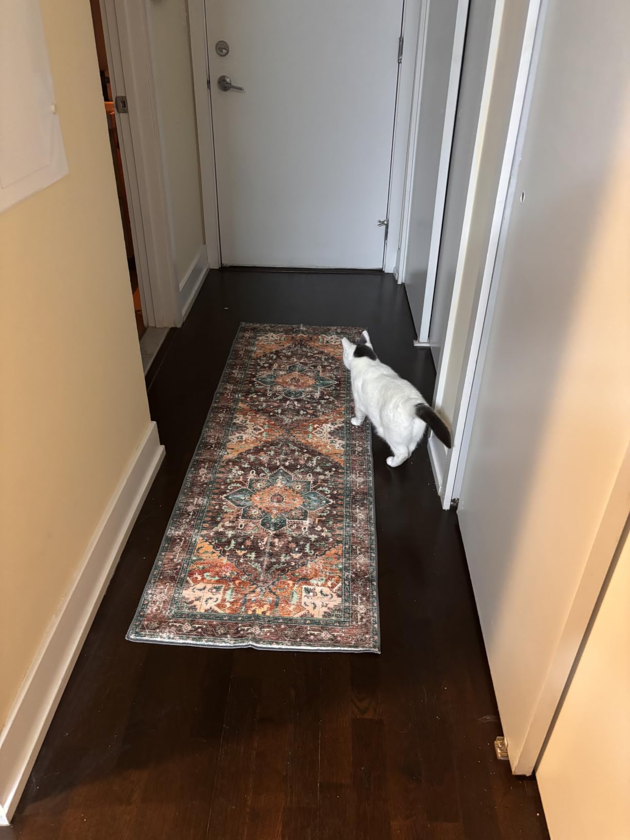 Yamaziot Washable Runner Rug Set of 3, Non-Slip Boho Hallway Kitchen Rug customer photo 1