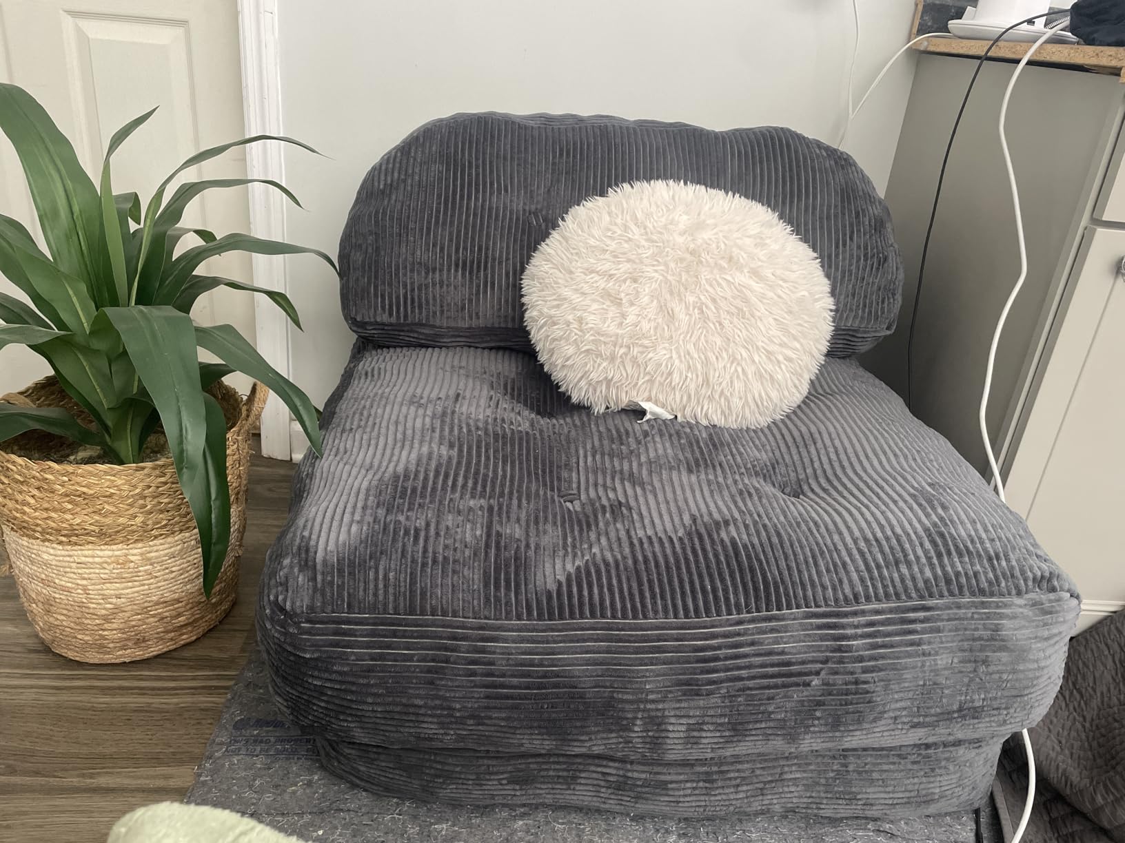 Folding Sofa Bed, Convertible Sleeper Chair with Back Support and Pillow customer photo 1