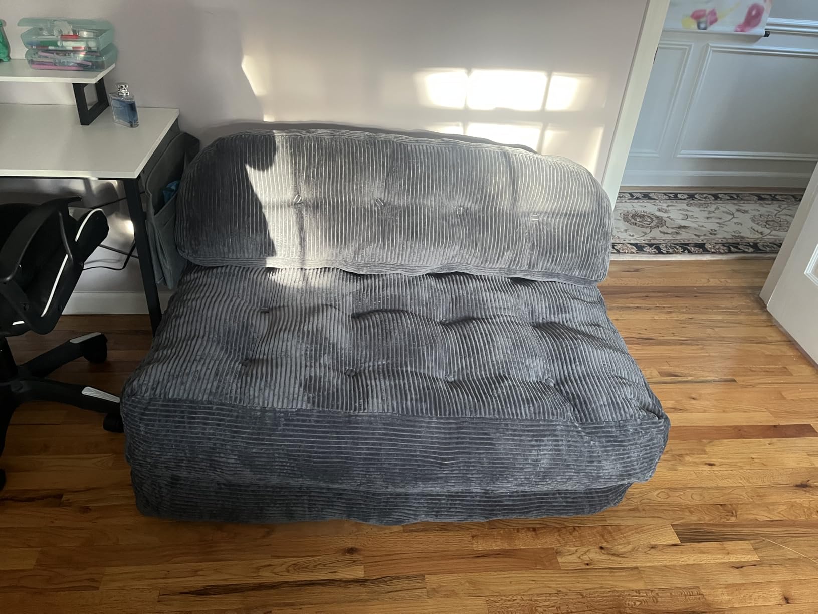 Folding Sofa Bed, Convertible Sleeper Chair with Back Support and Pillow customer photo 2