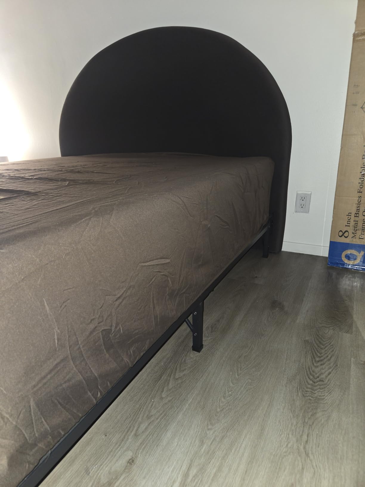 MAF Metal Bed Frame Queen 8 Inches for Box Spring, 9-Legs Support Basics customer photo 2