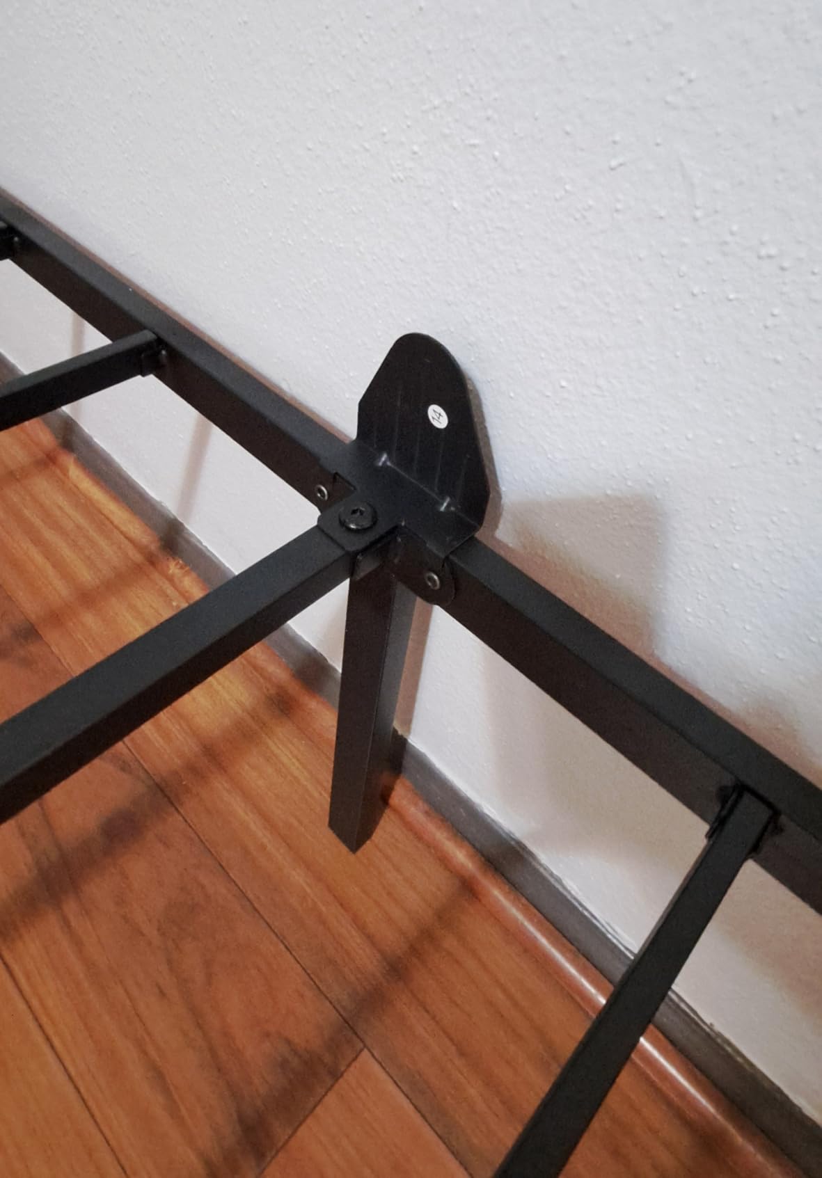 ZIYOO 12 Inch Full Size Metal Platform Bed Frame - 1000LBS Heavy Duty, Anti-Slip, Noise-Free No Box Spring Needed, Vintage Steel Frame for Bedroom (Vintage Black) customer photo 1