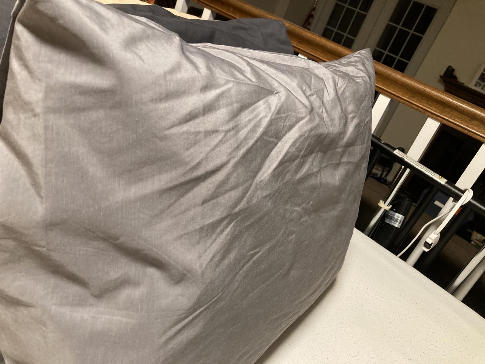 WhatsBedding Goose Down Pillows Set of 2, Queen Size Bed Pillows, 20x30 customer photo 1