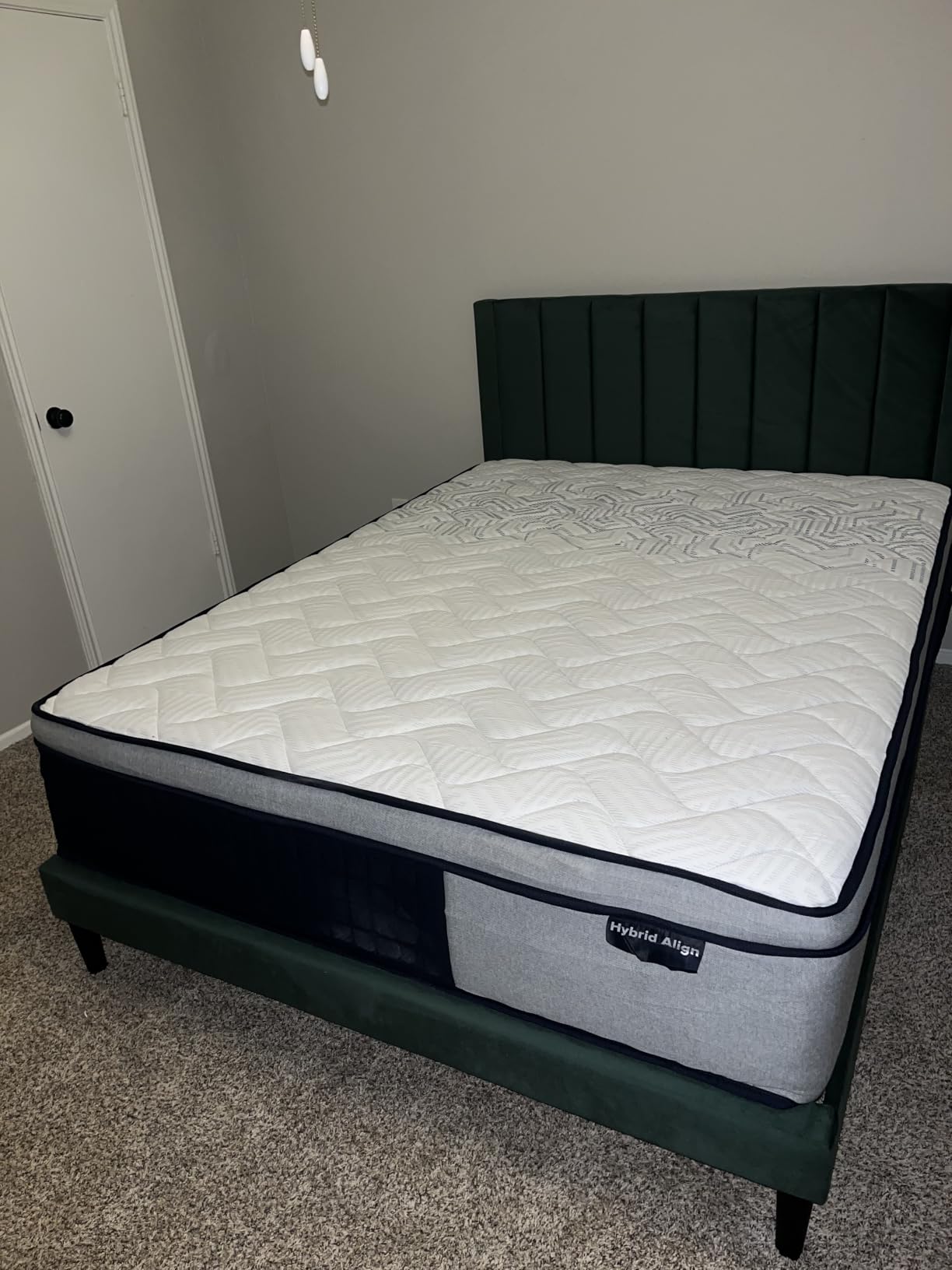 Firm Queen Mattress 10 Inch, Hybrid Mattress Queen for Pain Relief & Side Sleepers & Couples - Extra Lumbar & Shoulder Support Mattress in a box - Fiberglass Free & No Odor - 365 Night Trial customer photo 2