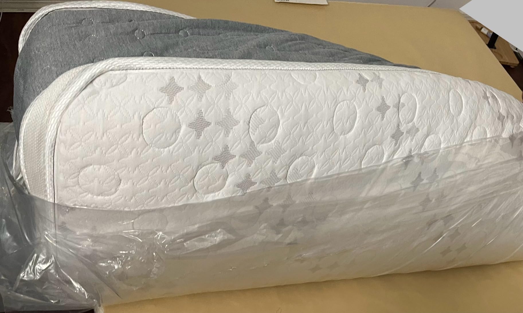 Sleepmax Extra Firm Queen Mattress 14 Inch - Hotel-Collection Hybrid Mattress Pain Relief - Memory Foam & Pocket Springs - Full-Body Support - 365-Night Trial, Forever Warranty, Fiberglass-Free customer photo 1