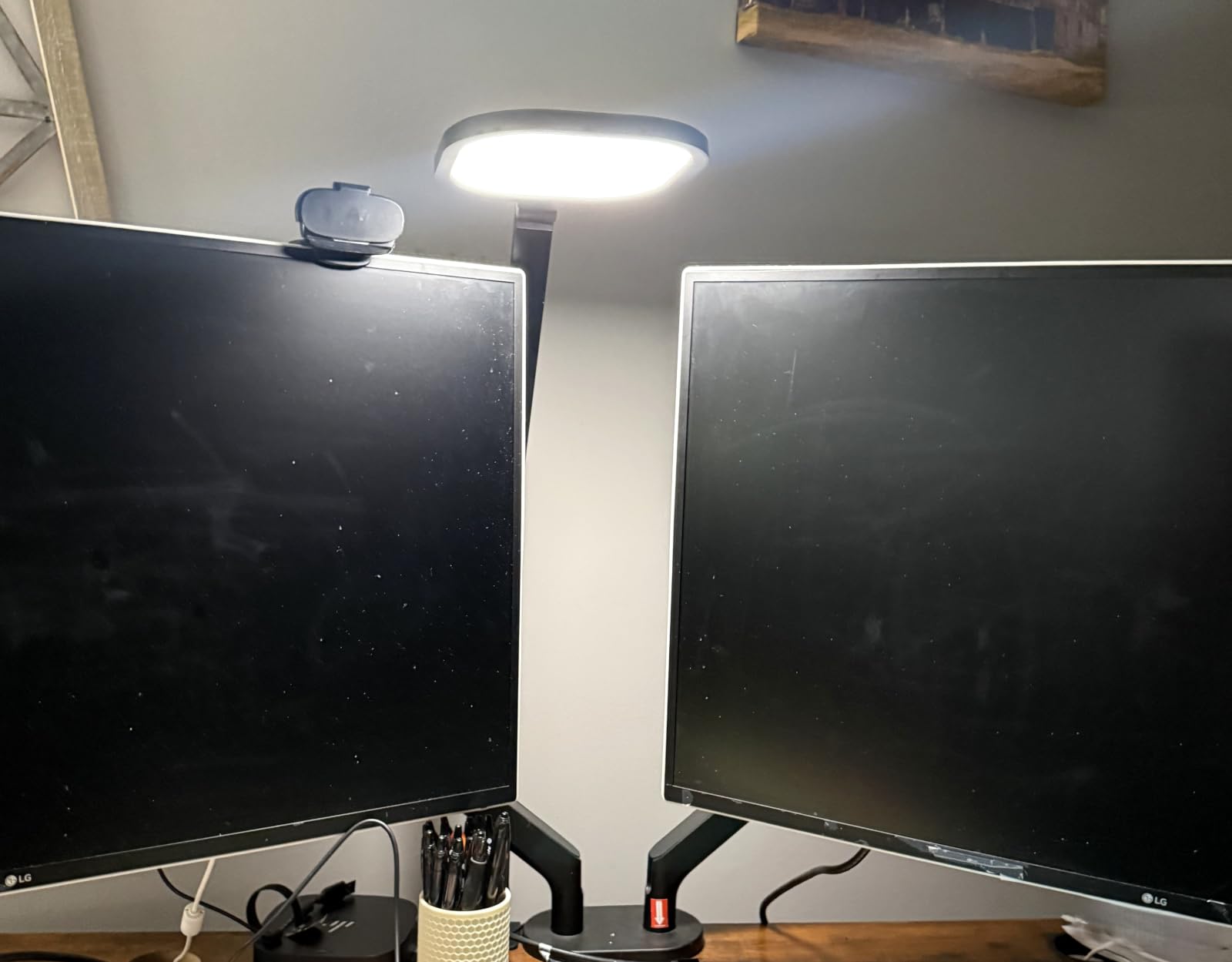 LitONES Remote LED Desk Lamp with Clamp, Metal Arm, CRI 97.8, 30 Modes customer photo 2