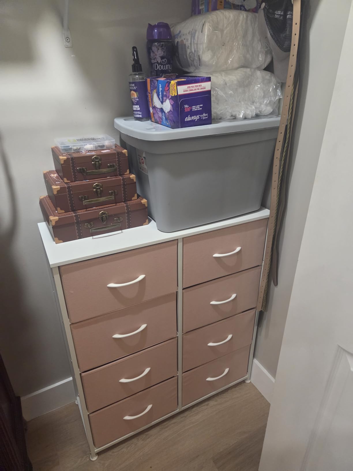 Sweetcrispy Dresser for Bedroom with 8 Drawers, Large Storage Tower customer photo 2