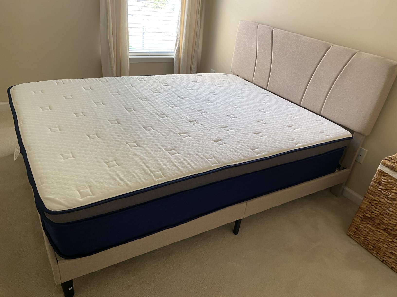 Avenco SyncDeep Queen Mattress 12 Inch, Firm Hybrid Cooling, Lumbar Support customer photo 1
