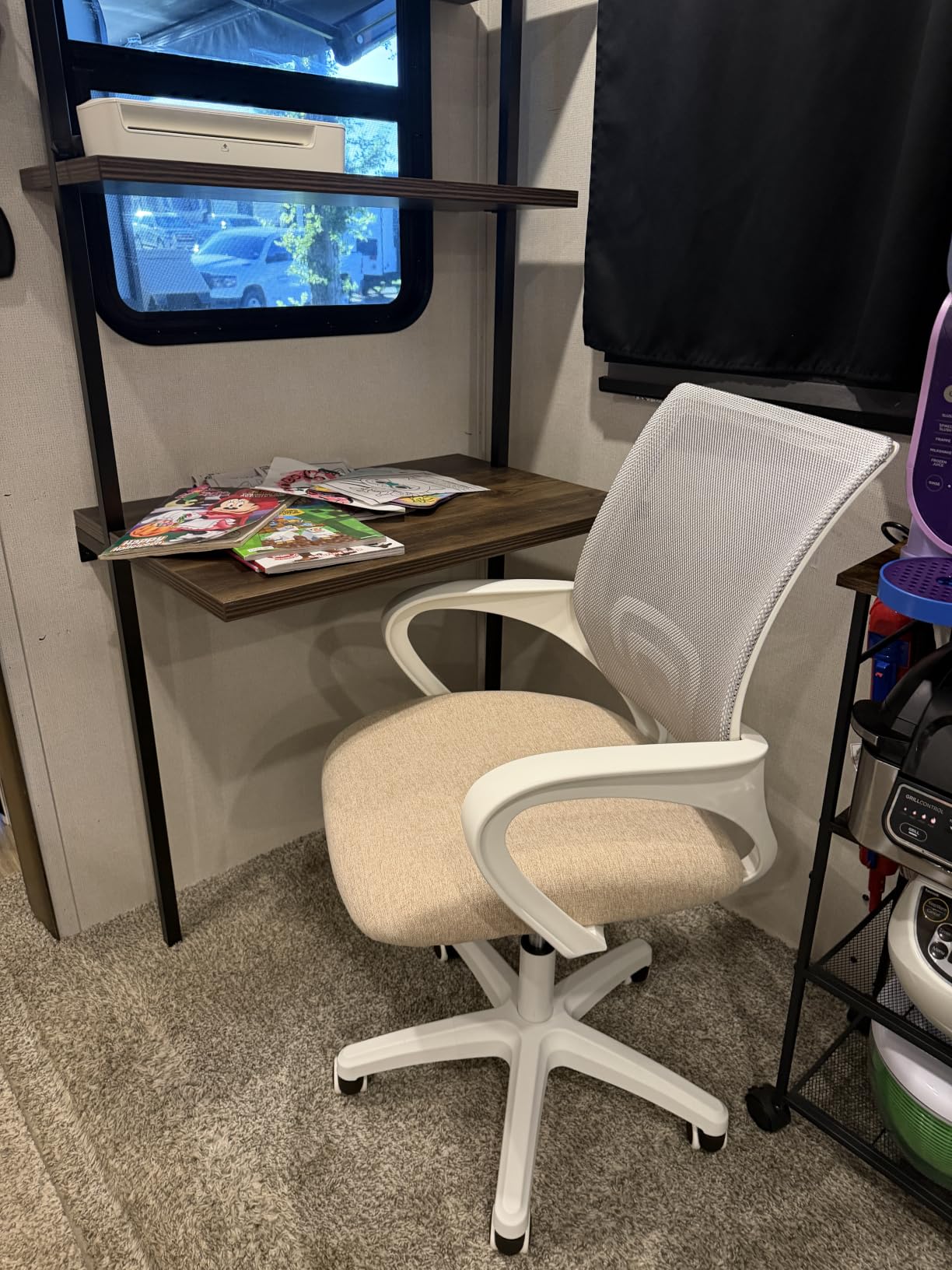 NEO CHAIR Office Computer Chair Ergonomic Mid-Back Mesh Desk Chair, Black customer photo 2