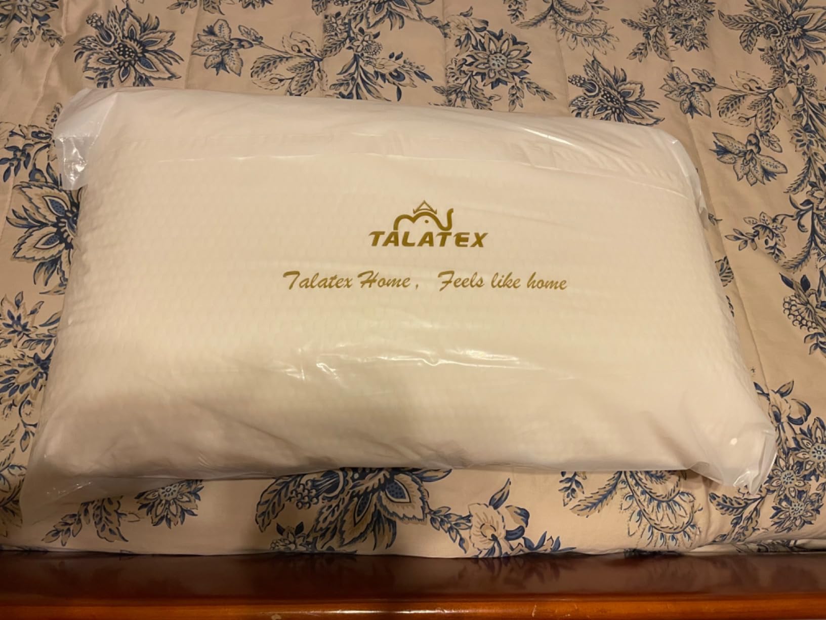 Talatex Premium 100% Natural Talalay Latex Pillow, for Side & Back Sleepers customer photo 2