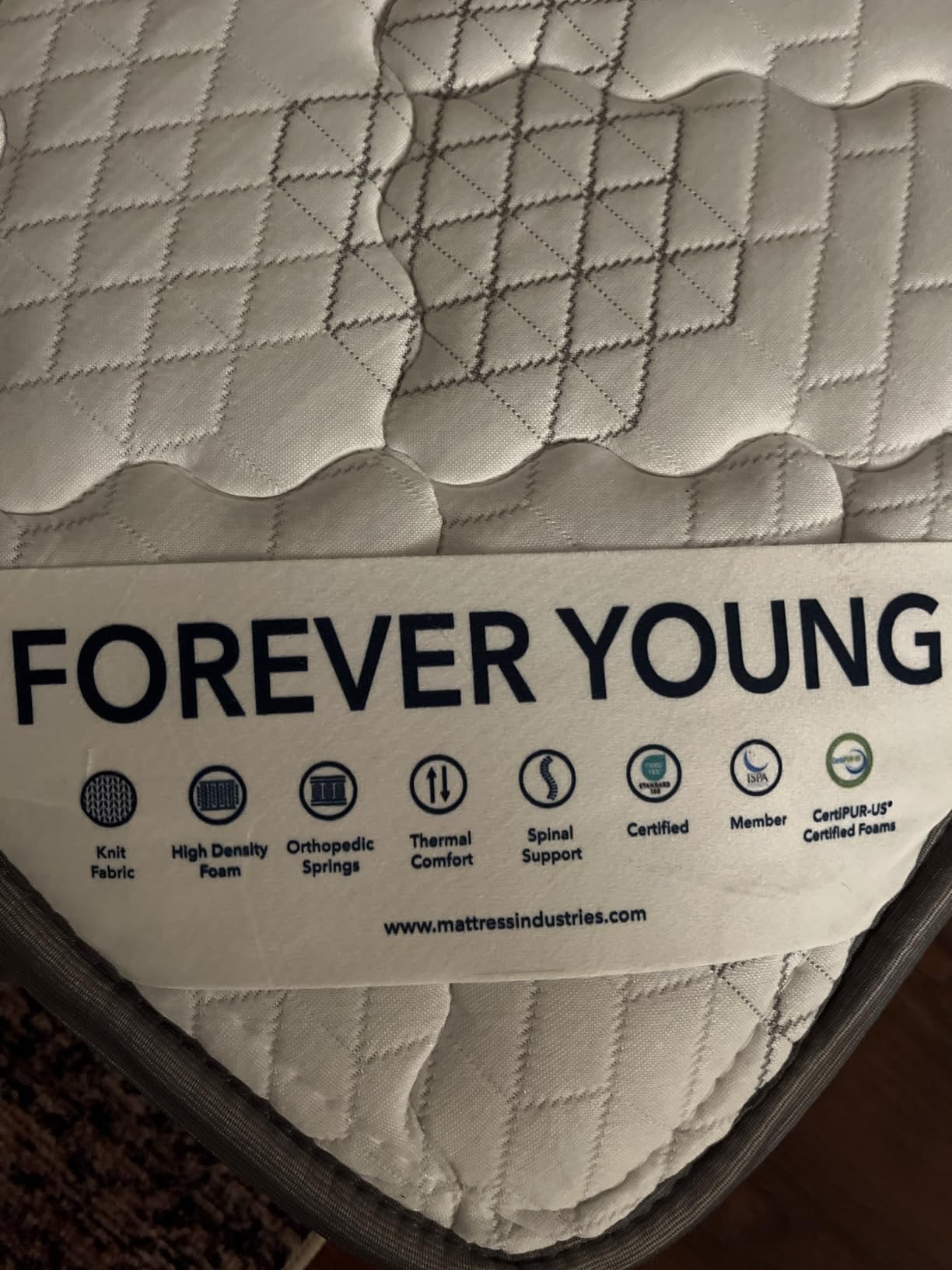 Ottomanson 8 Inch Twin XL Mattress, Firm Hybrid Mattress in a Box customer photo 1
