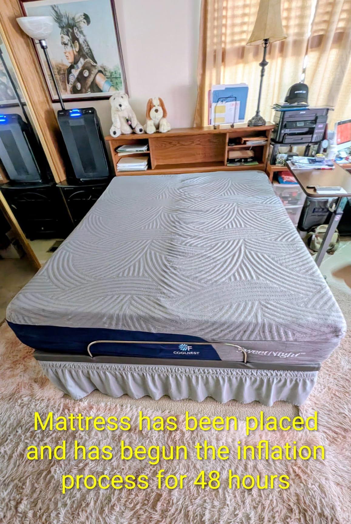 Sweetnight CoolNest Pro 14 in Queen Memory Foam Mattress, Advanced Cooling customer photo 1