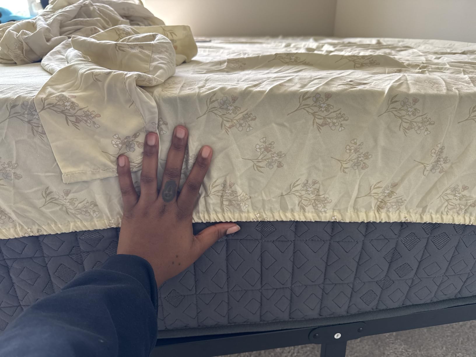 Firm Full Size Mattress 14 Inch, Hybrid Mattress with Extra Back and Lumbar Hip Support, Fiberglass Free, 365 Nights Trial, 10 Years Warranty customer photo 2