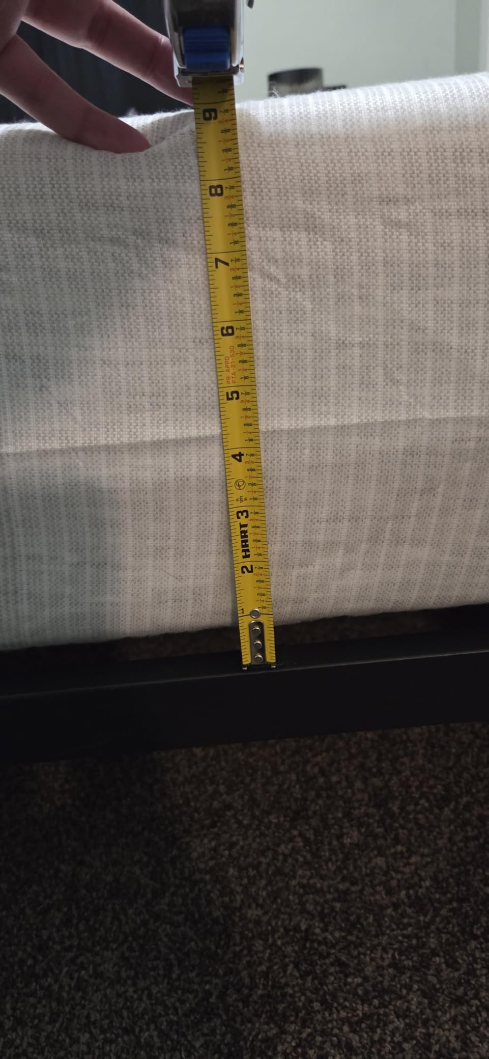 Springfit 500 lbs Supporting Heavy Duty Mattress for Big and Tall People, 10 Inch Queen Size Hybrid Mattress, Reinforced Coil System, Pressure Relief, Fiberglass-Free, CertiPUR-US Mattress in a Box customer photo 1
