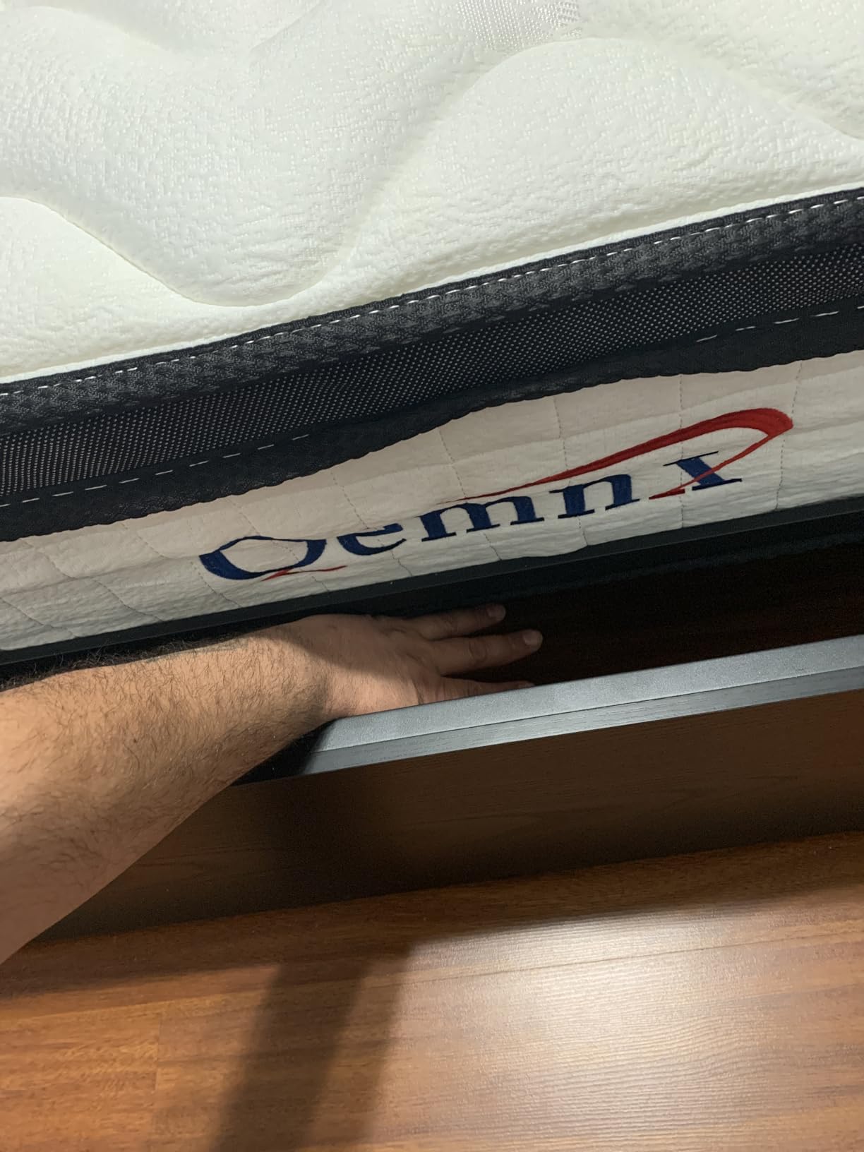 12 Inch Queen New Hybrid Mattress, Medium Firm, Reinforced Edge customer photo 2