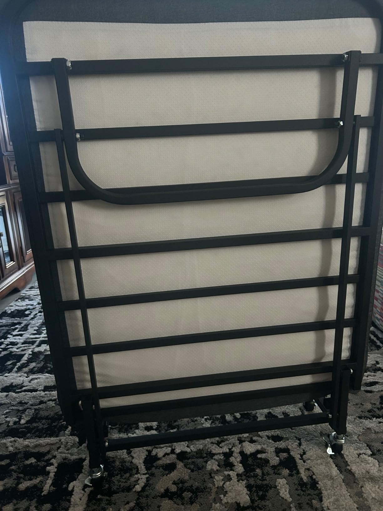 Folding Bed, Portable Foldable Bed Roll Away Bed for Adults, 75