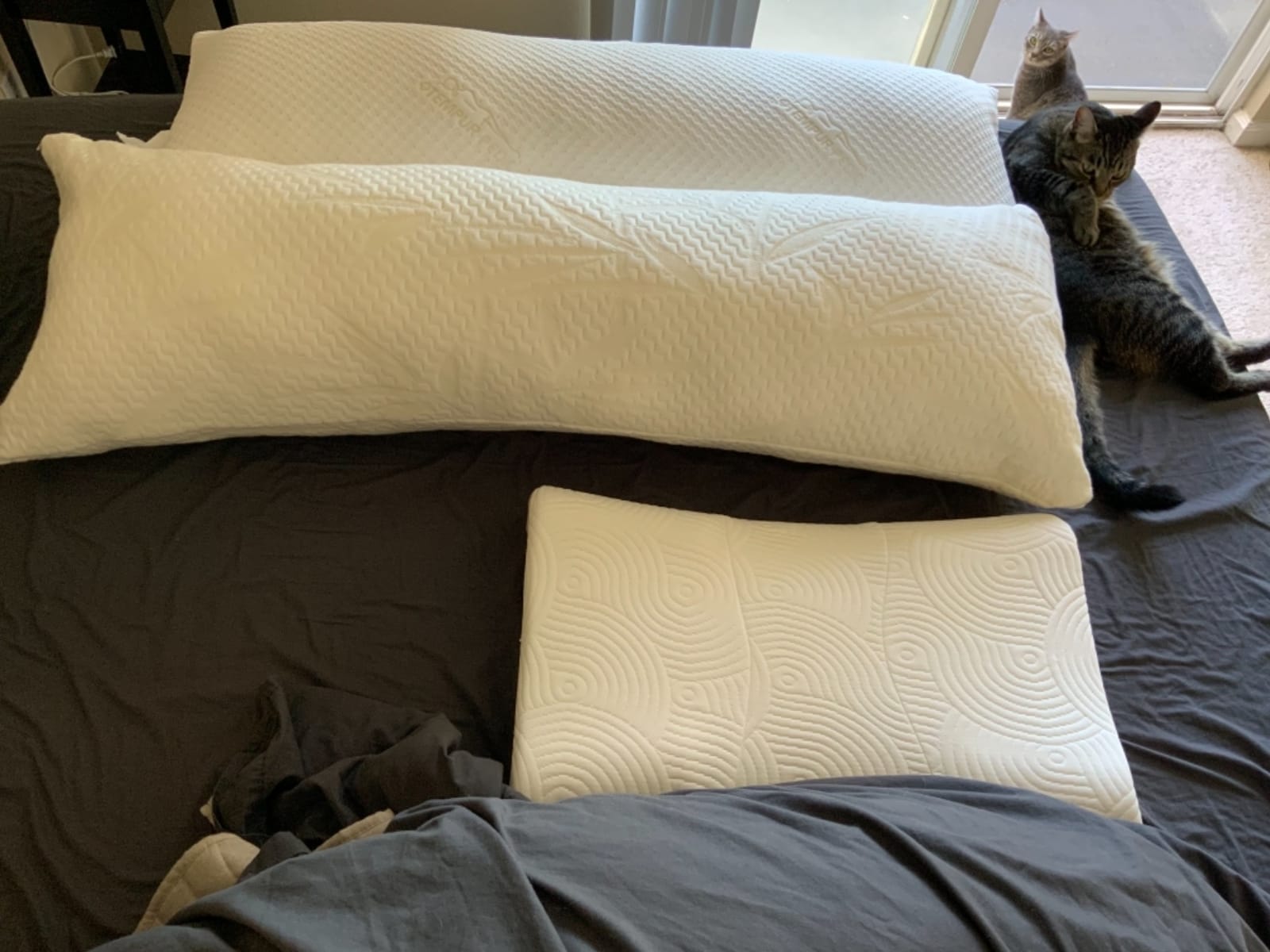 2 Pack Goose Feather Down Pillow 20’’x30’’ Ultra Comfort Sleep Pillows customer photo 1