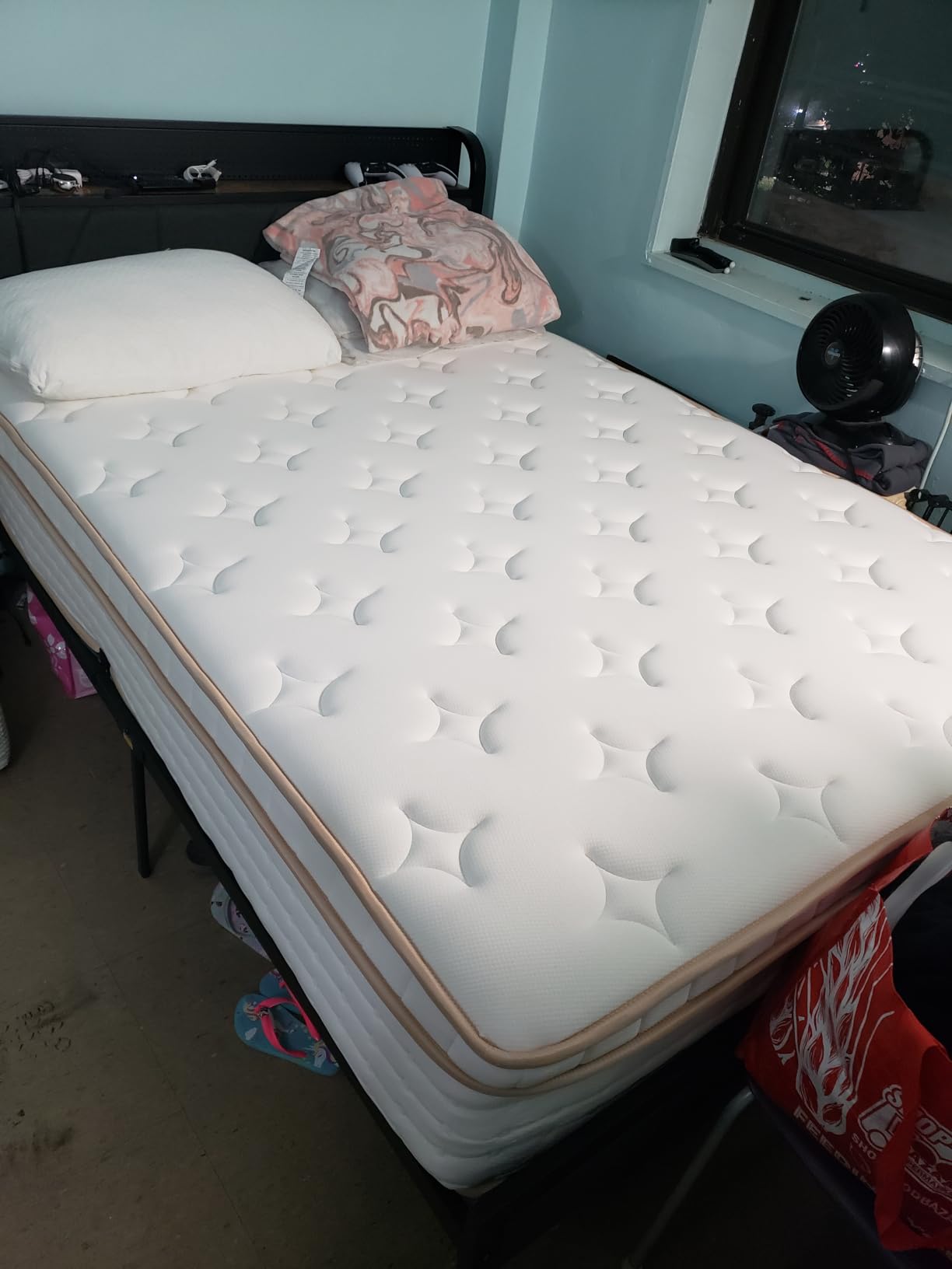 BedStory Extra Firm King Mattress, 14 Inch Hybrid Mattress Back Pain Relief customer photo 2