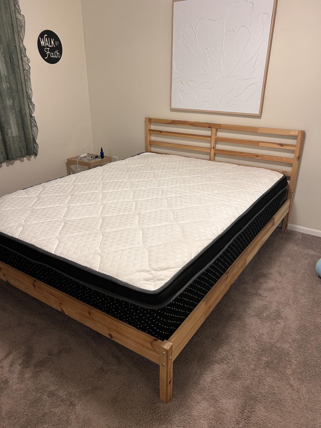 Firm Full Mattress 12 Inch, Full Size Hybrid Mattresses in a Box with Back and Lumbar Hip Support, Fiberglass Free, CertiPUR-US Certified-365 Nights Trial & 10 Years Warranty customer photo 1