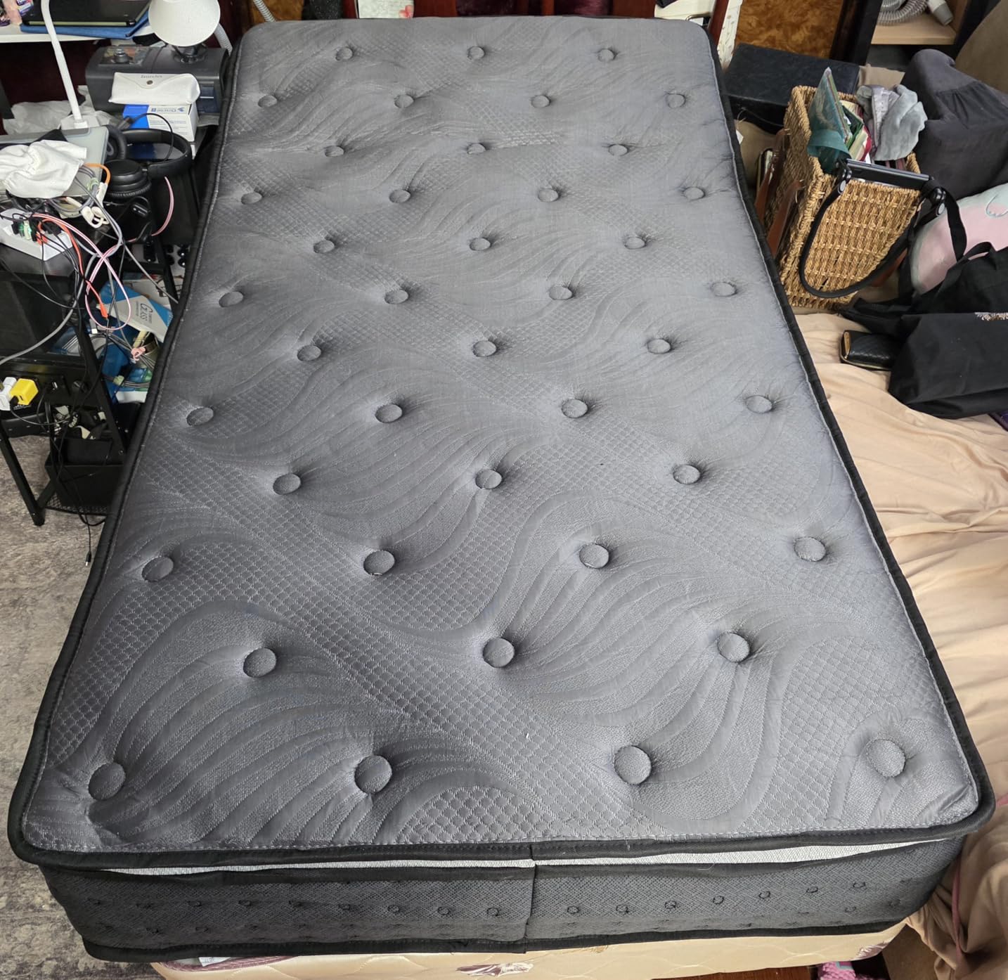 Extra Firm King Mattress 14 inch,Luxury Cooling Hybrid Mattress in a Box customer photo 2