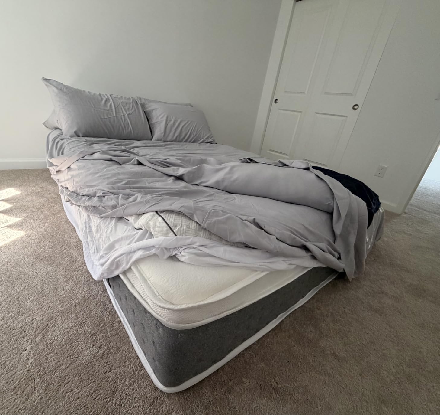 King Size Mattress, 14 Inch Hybrid Matress with Memory Foam & Individual Pocket Springs, King Mattress in a Box, Pressure Relief, Edge Support, Motion Isolation customer photo 1