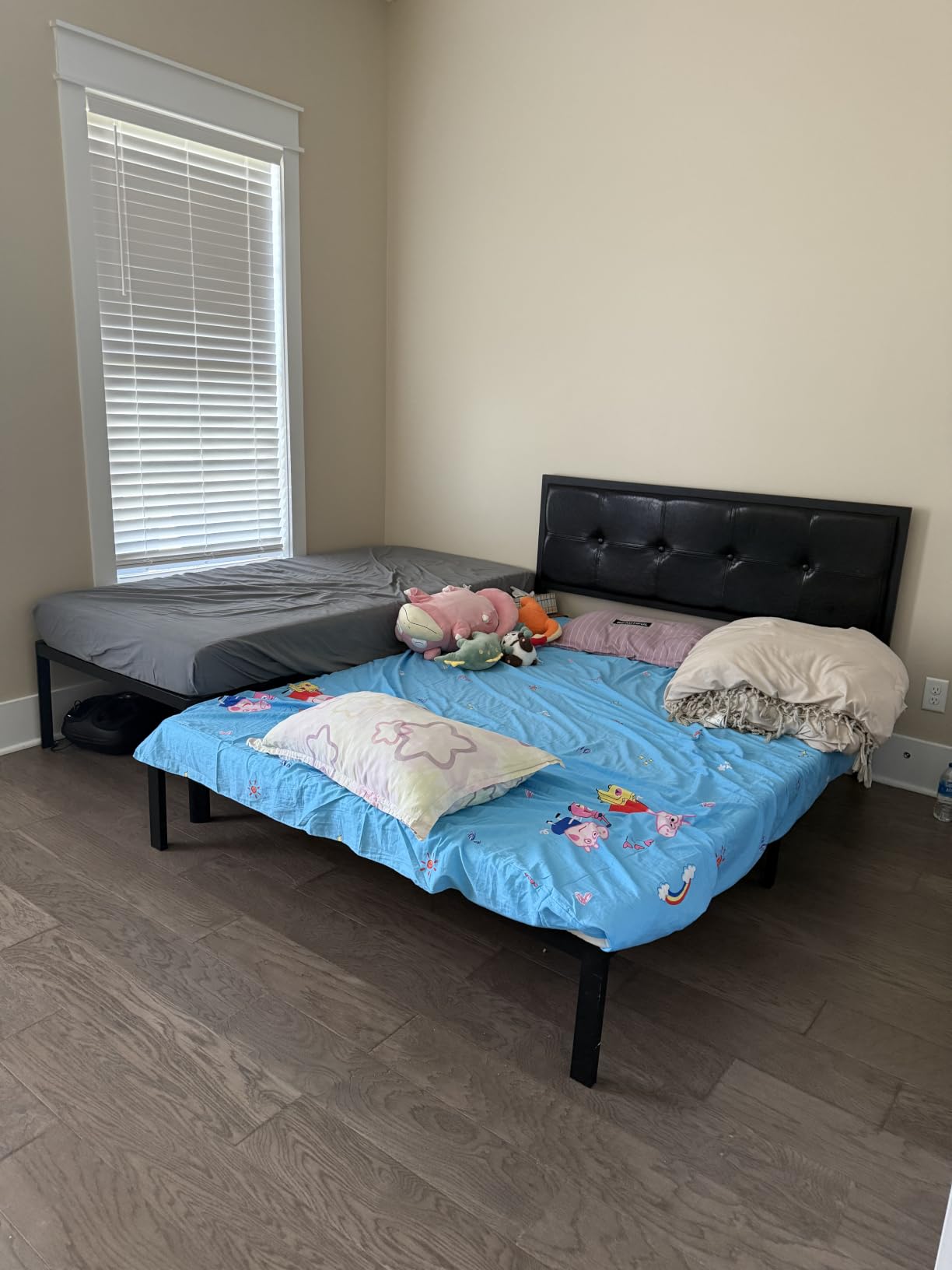 Twin Platform Bed Frame, Modern Metal Design with Underbed Storage Space customer photo 1
