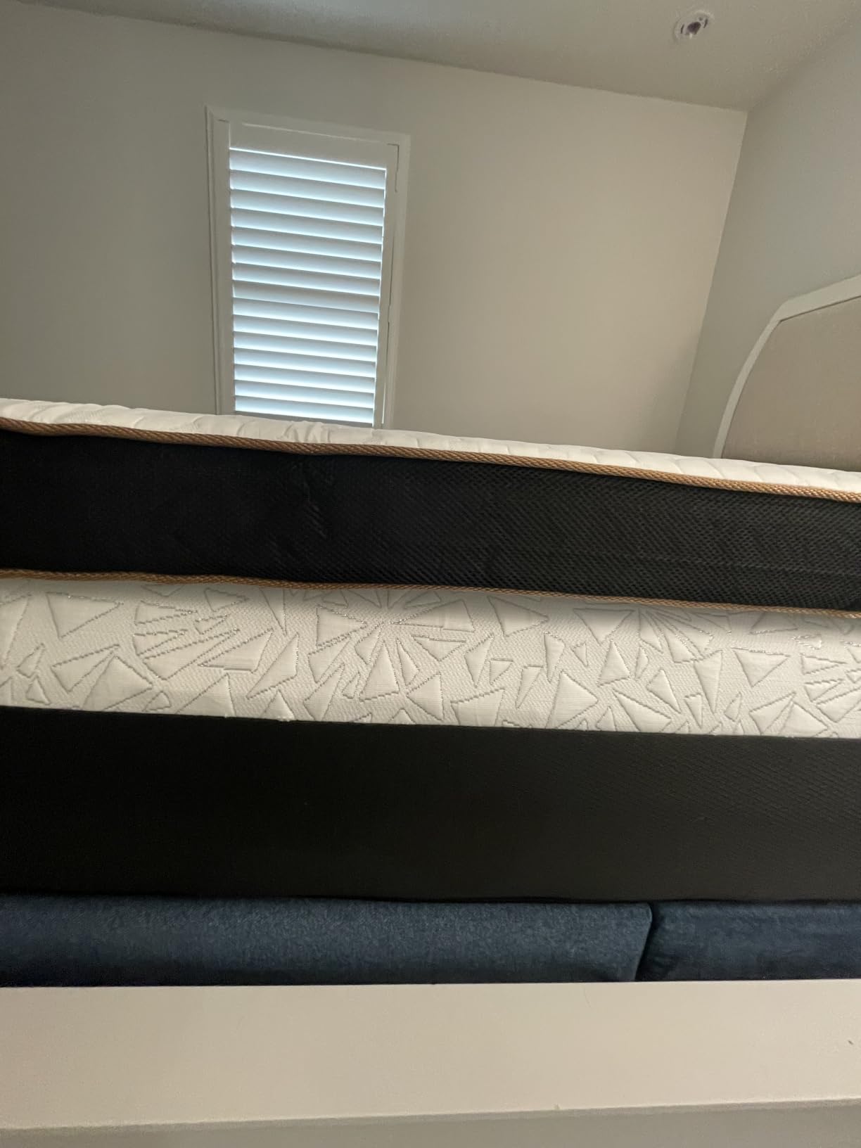 Extra Firm Queen Mattress Topper with Removable Bamboo Cover, 3 Inch Gel Memory Foam Cooling Bed Topper, Dual Firmness for Back Pain, Extra Hip/Shoulder/Lumbar Support customer photo 1