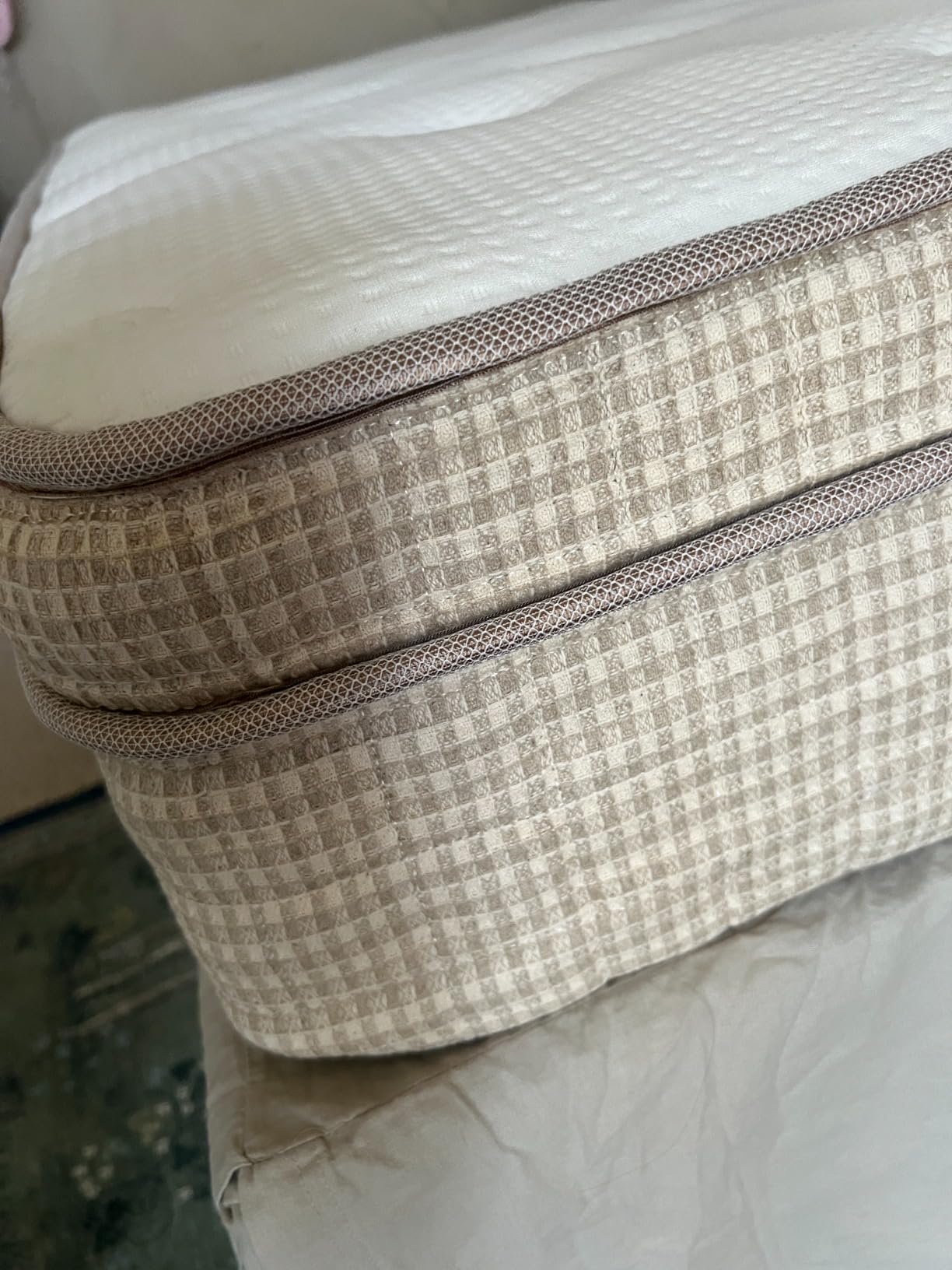 Extra Firm Queen Mattress Topper with Removable Bamboo Cover, 3 Inch Gel Memory Foam Cooling Bed Topper, Dual Firmness for Back Pain, Extra Hip/Shoulder/Lumbar Support customer photo 2