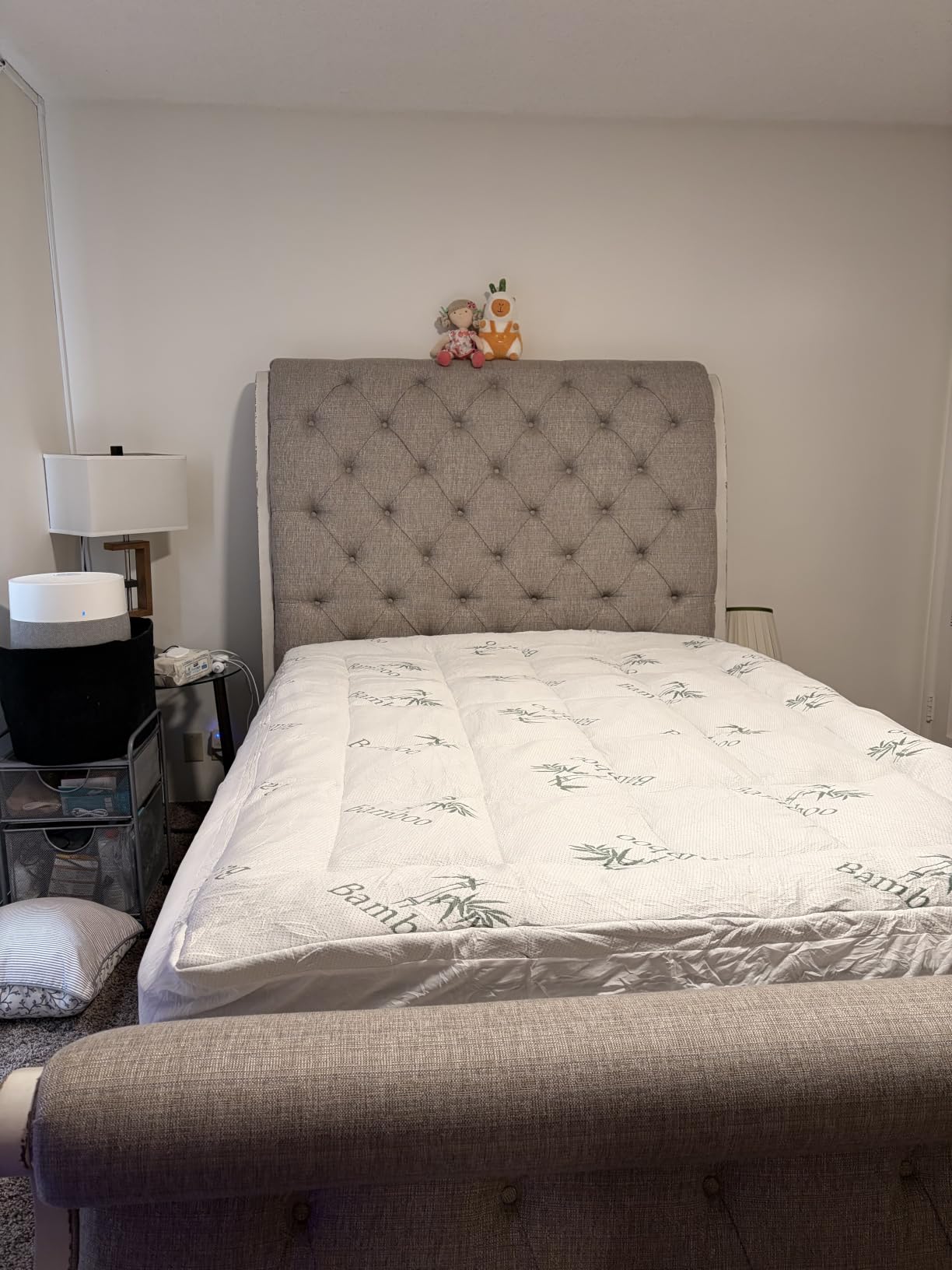DOWNCOOL Queen Mattress Topper Memory Foam, Viscose Derived from Bamboo customer photo 2