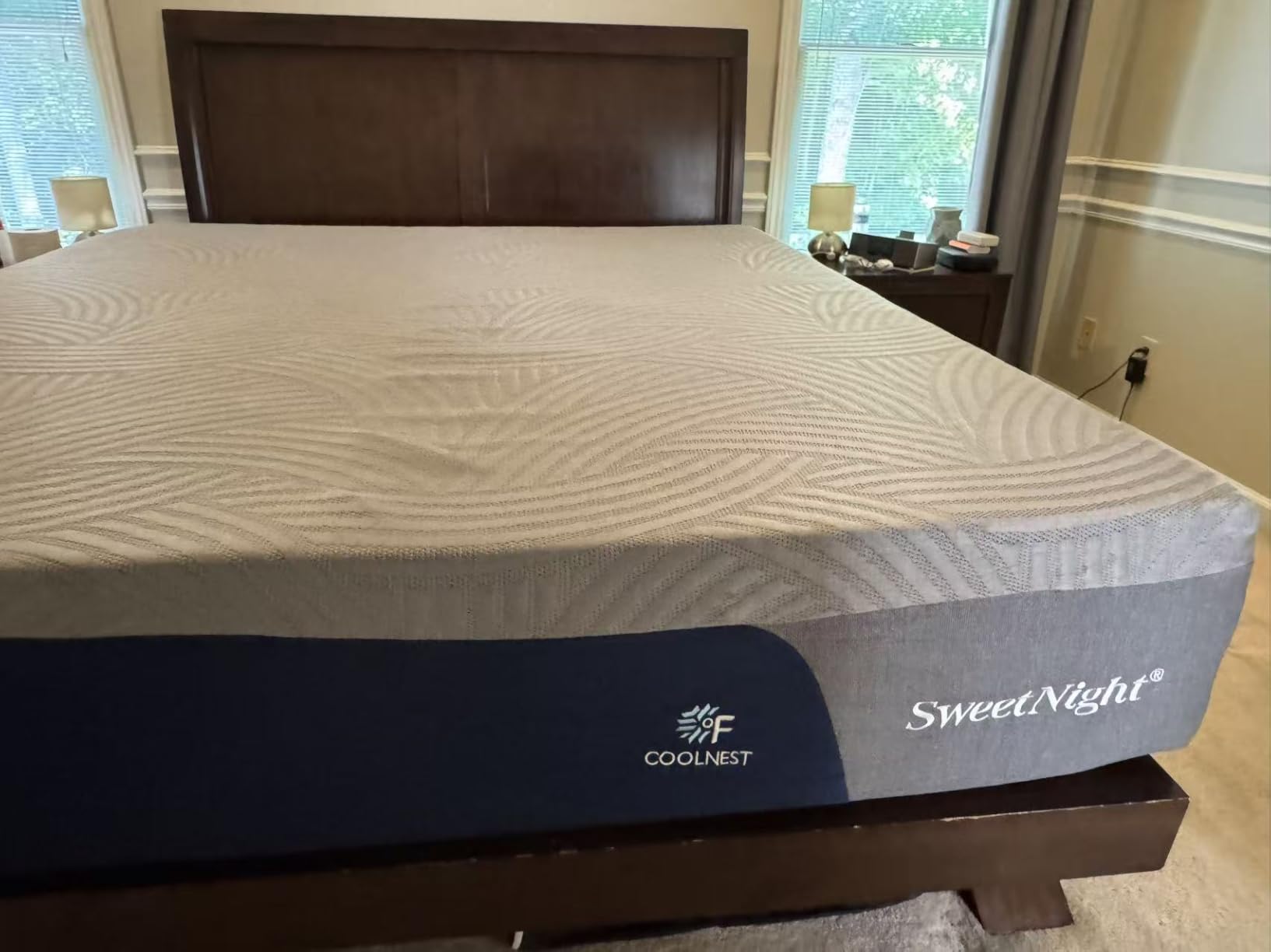 Sweetnight CoolNest 14 Inch Twin Size Mattress,Cooling Memory Foam Mattress customer photo 2