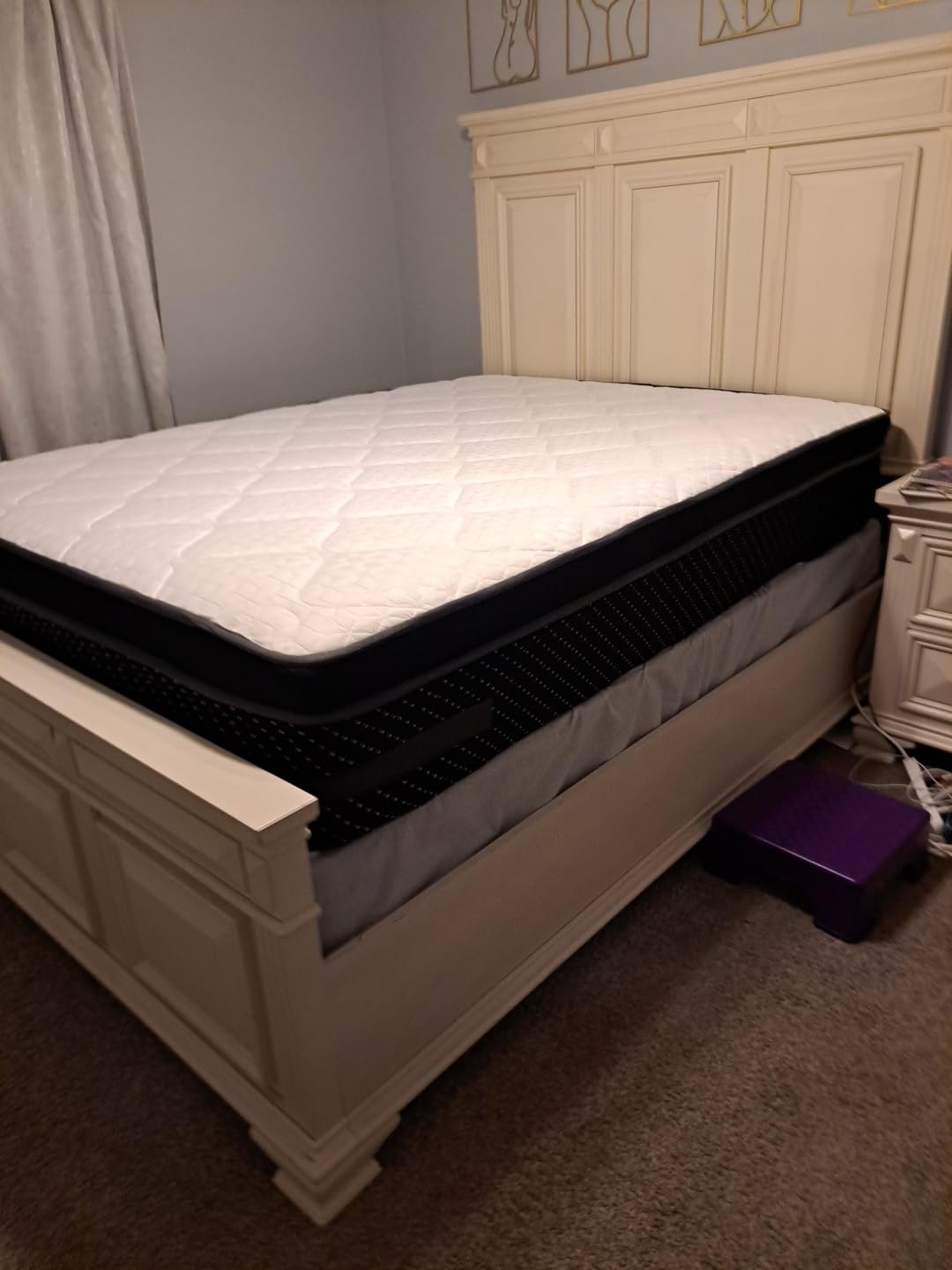 Medium Firm Queen Mattress 14 Inch, Hybrid Mattress with Back & Hip Support customer photo 1