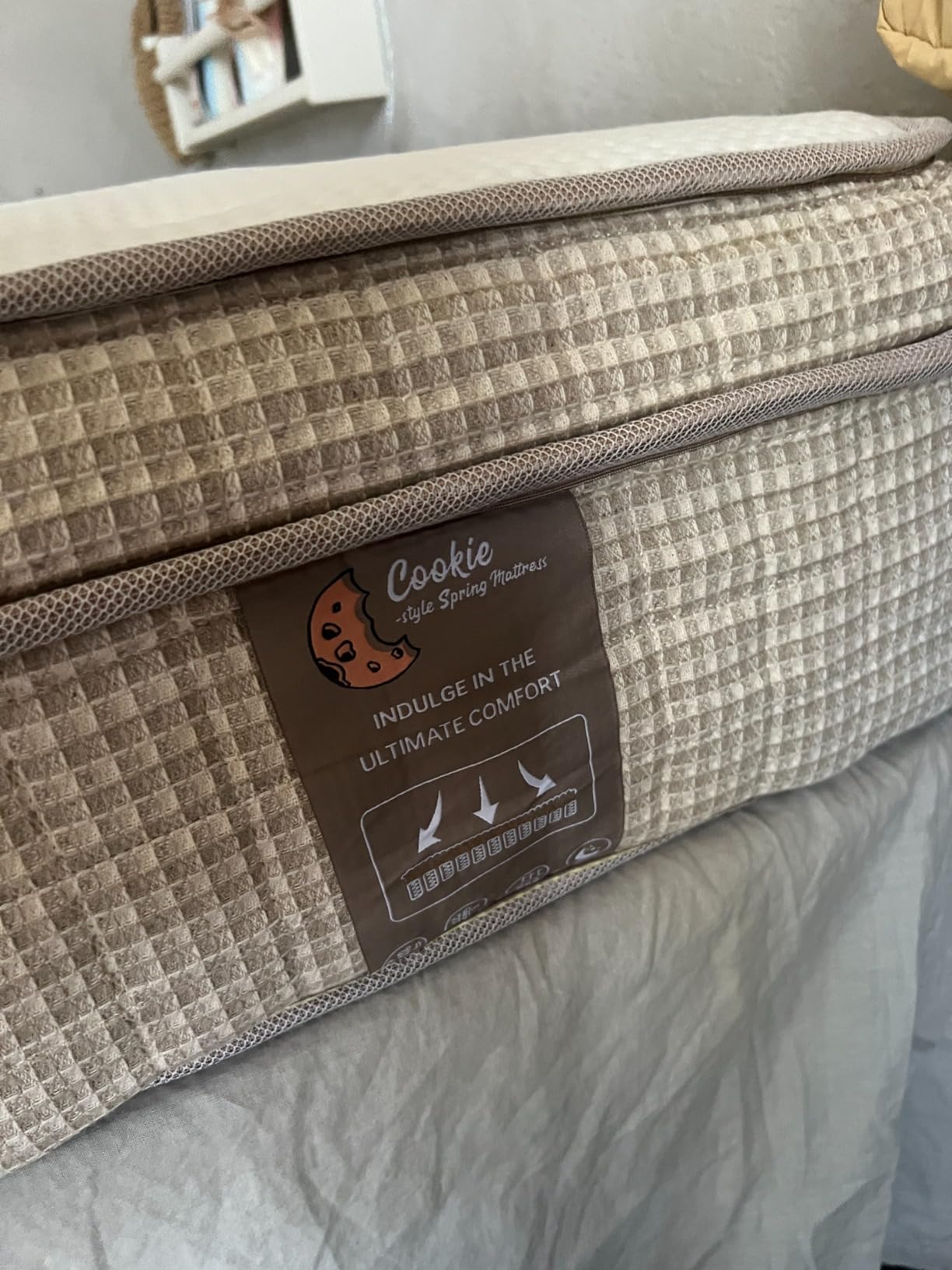Firm Queen Size Mattress Topper, 4 Inch Gel Memory Foam, Dual Firmness High Density Cooling Foam Bed Pad with Removable Bamboo Cover for Back or Hip Pain, Pressure Relieve,365-Night Trial, CertiPUR-US customer photo 1