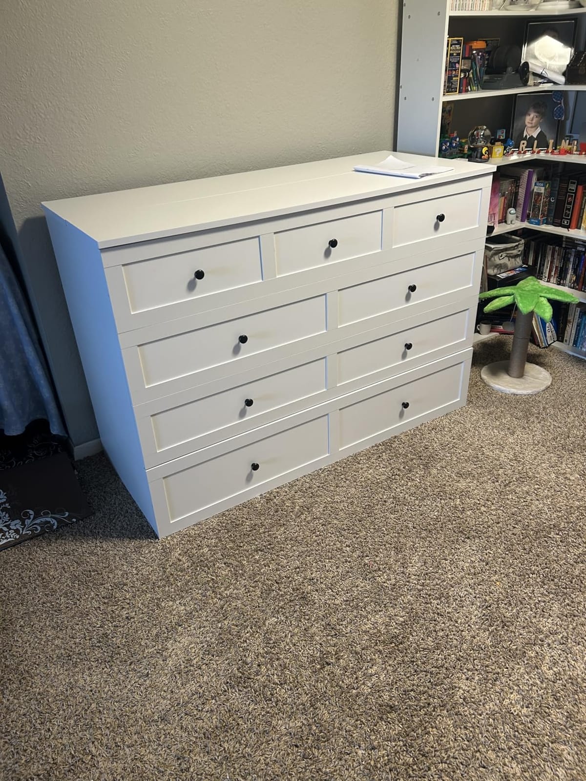 LIVAUVEAD Murphy Bed Full, Murphy Bed Cabinet with Headboard, White customer photo 1