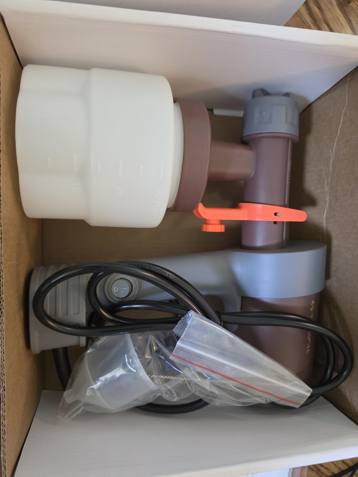 Tilswall Paint Sprayer, Shark 600 Ultra-Light HVLP Electric Spray Paint Gun customer photo 1