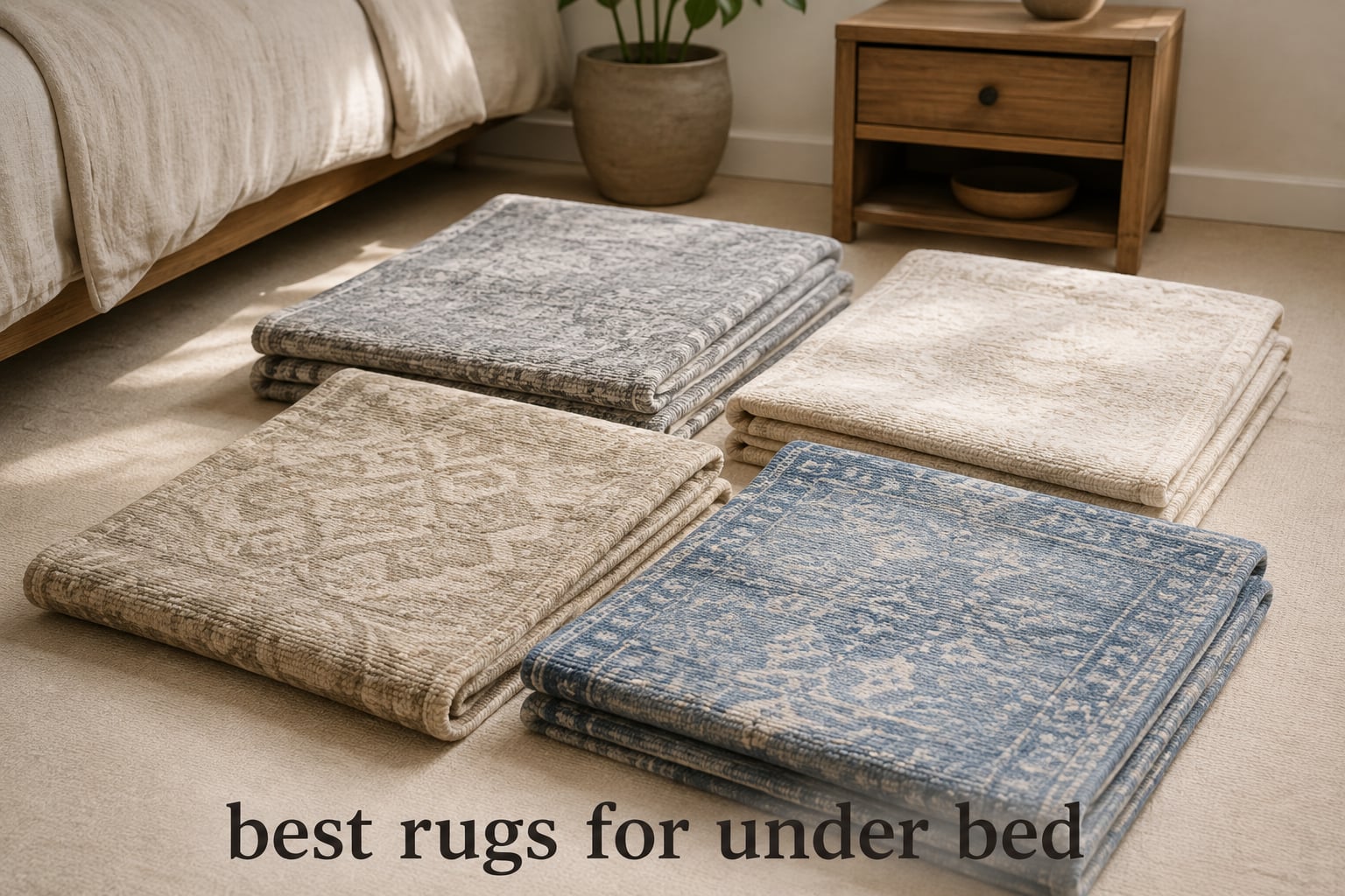 best rugs for under bed